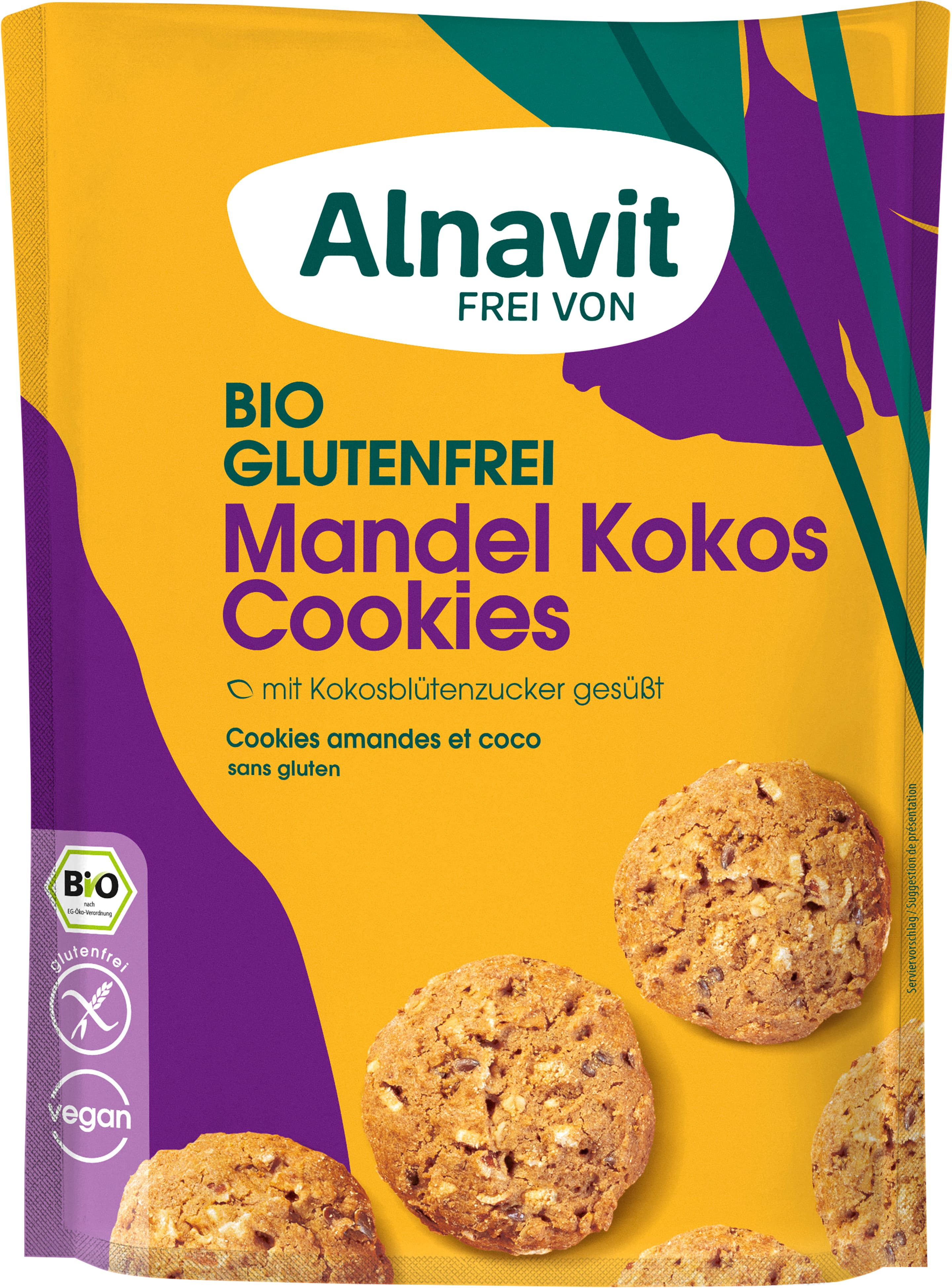 Alnavit Bio Mandel Kokos Cookies glutenfrei