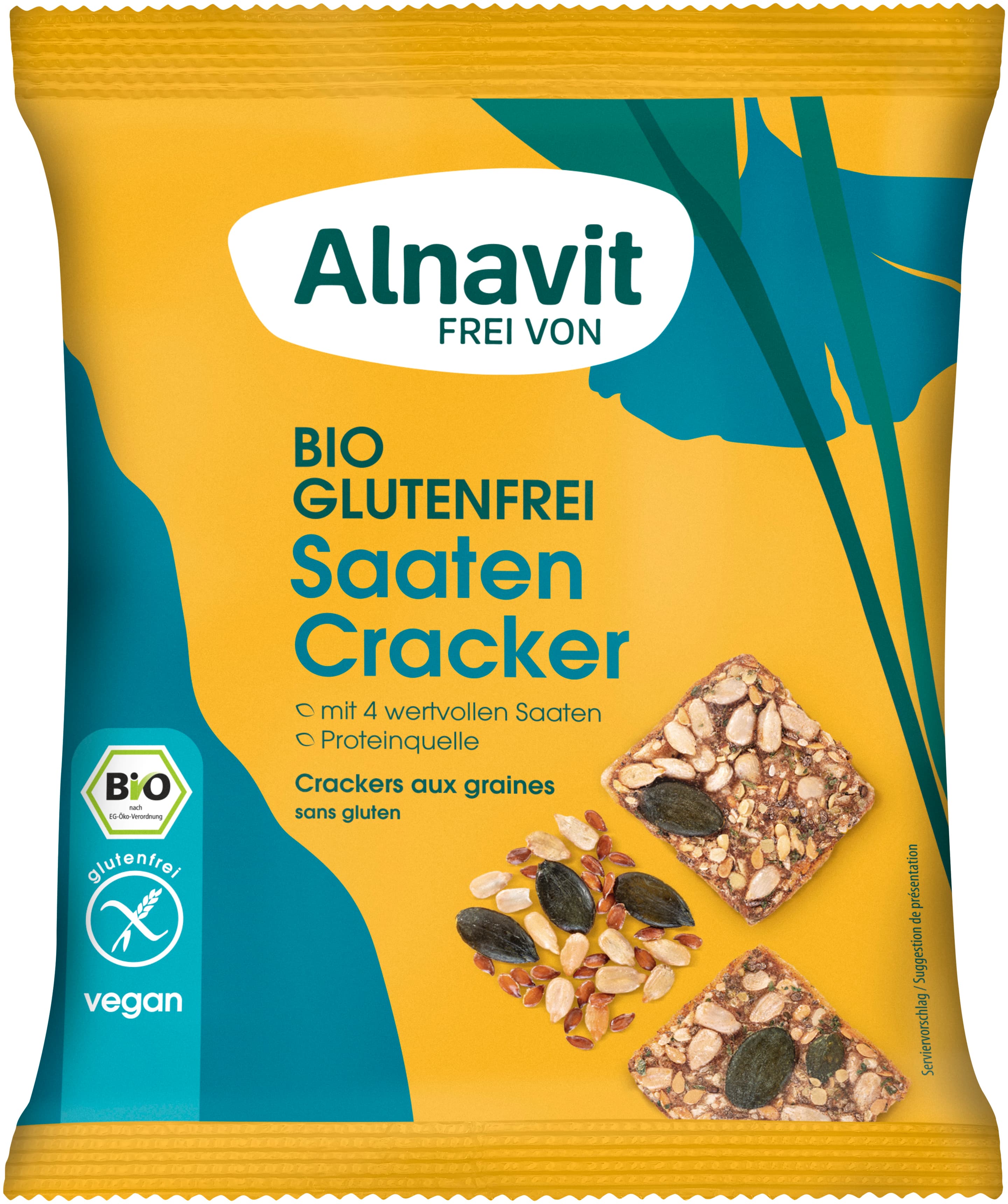 Alnavit Bio Saaten Cracker glutenfrei