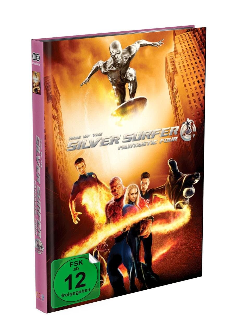 FANTASTIC FOUR: RISE OF THE SILVER SURFER – 2-Disc Mediabook Cover B (Blu-ray + DVD) Limited 500 Edition