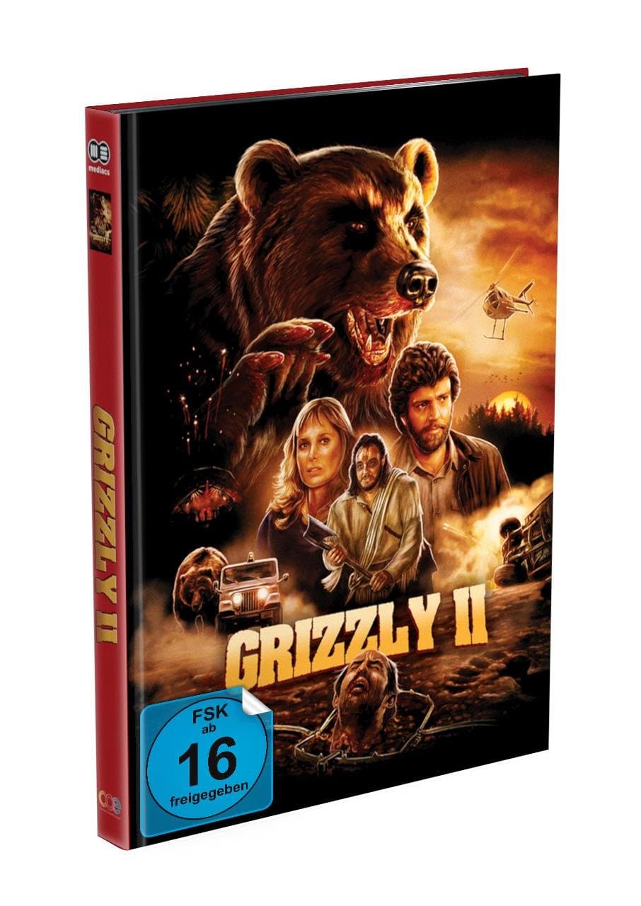 GRIZZLY 2: REVENGE - 2-Disc Mediabook - Cover B - Limited Edition auf 999 Stück - Uncut (Blu-ray + DVD)