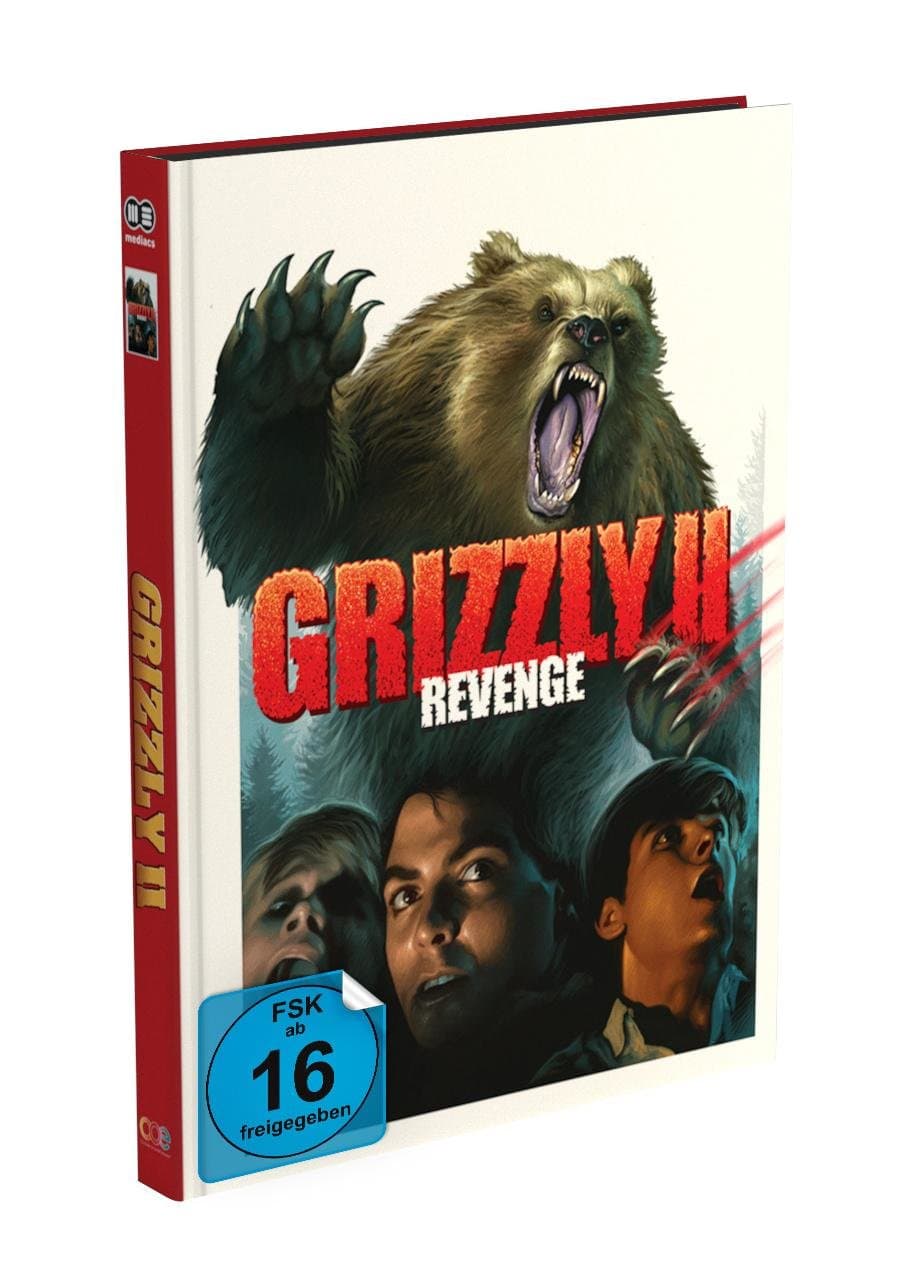 GRIZZLY 2: REVENGE - 2-Disc Mediabook - Cover C - Limited Edition auf 999 Stück - Uncut (Blu-ray + DVD)