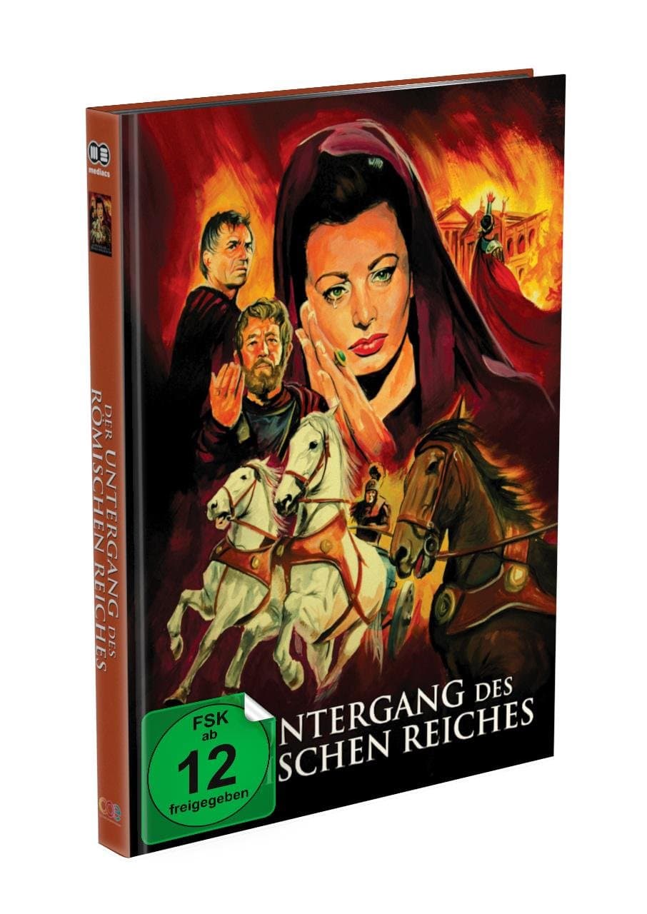 DER UNTERGANG DES RÖMISCHEN REICHES - 2-Disc Mediabook - Cover A - Limited 500 Edition - Uncut (DVD + Blu-ray)
