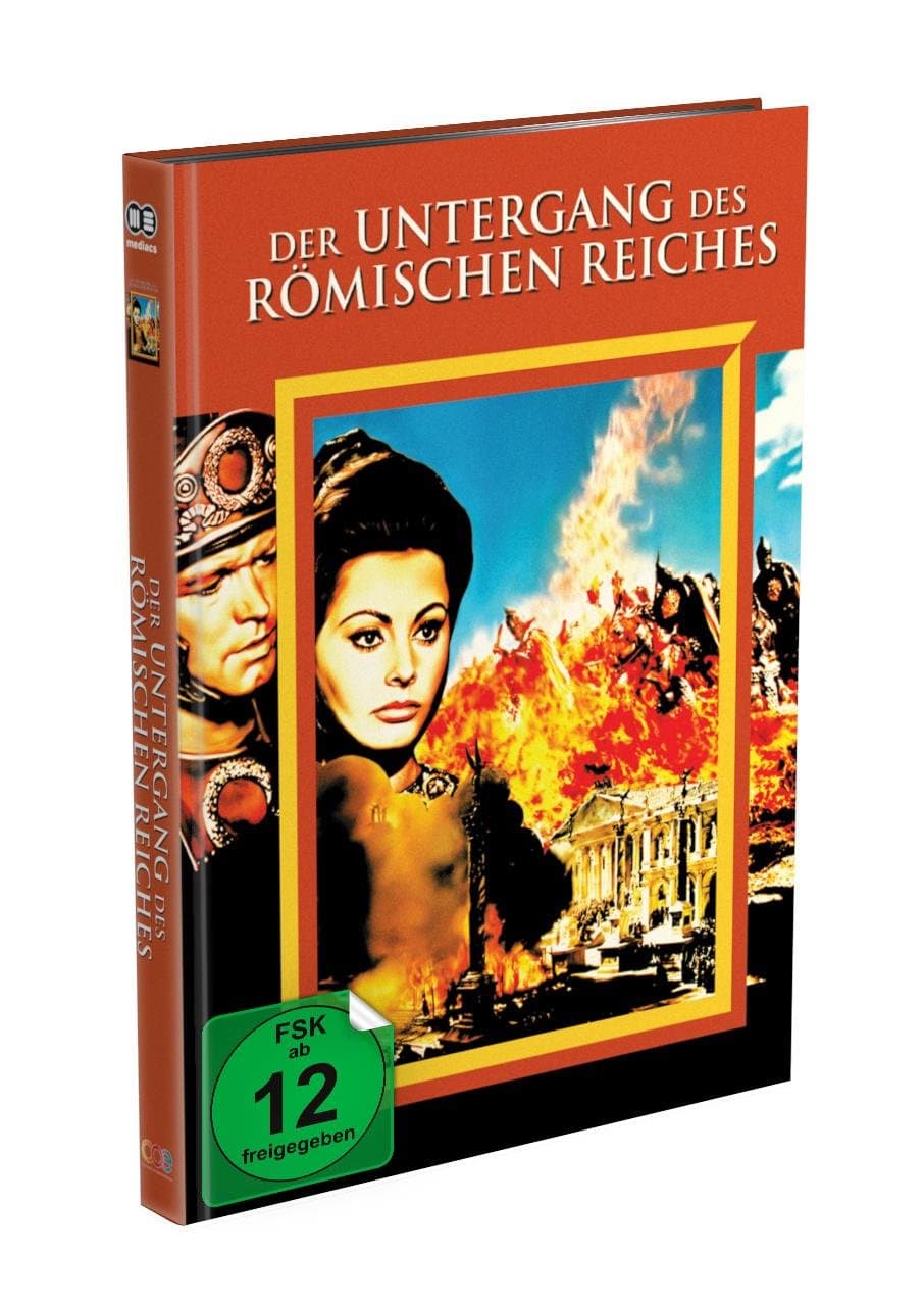 DER UNTERGANG DES RÖMISCHEN REICHES - 2-Disc Mediabook - Cover B - Limited 500 Edition - Uncut (DVD + Blu-ray)