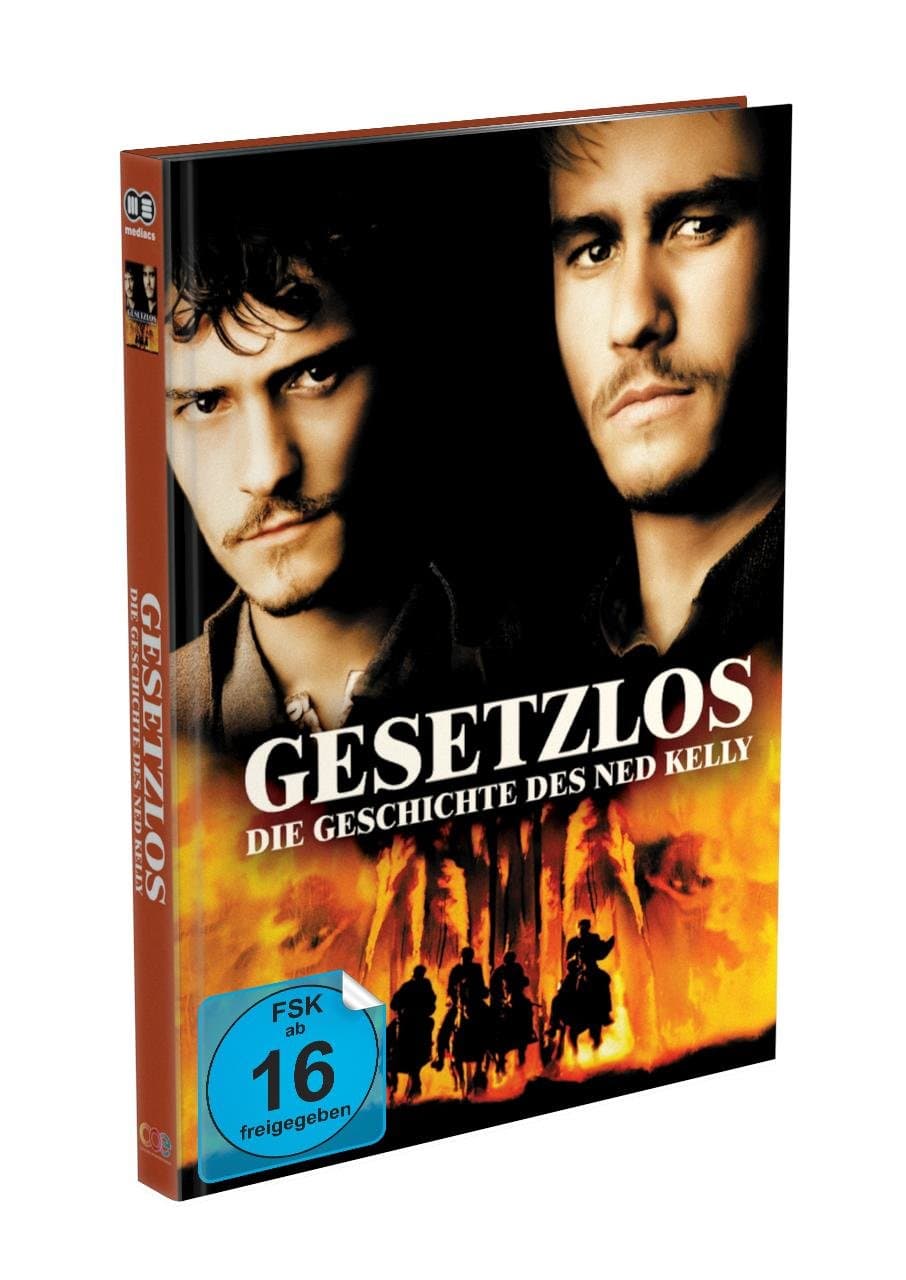 GESETZLOS - Die Geschichte des Ned Kelly - 2-Disc Mediabook - Cover A - Limited 333 Edition (Blu-ray + DVD)