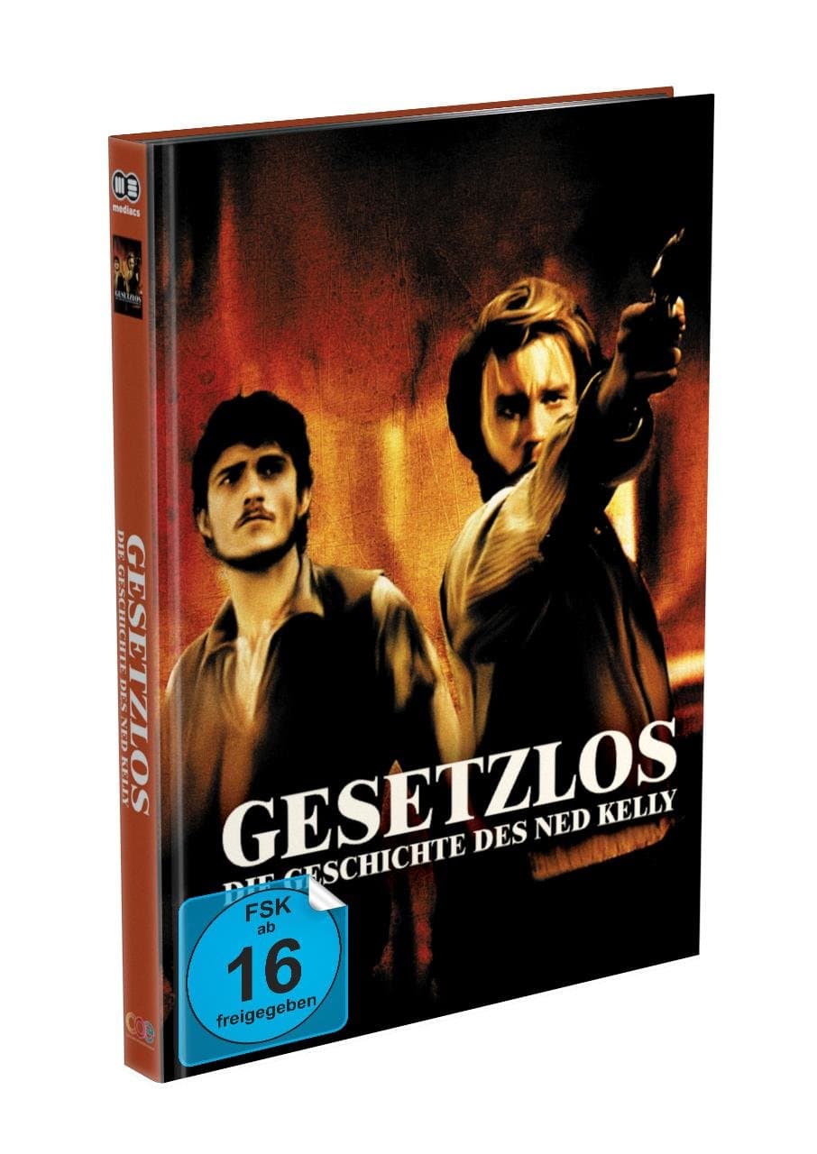 GESETZLOS - Die Geschichte des Ned Kelly - 2-Disc Mediabook - Cover B - Limited 333 Edition (Blu-ray + DVD)