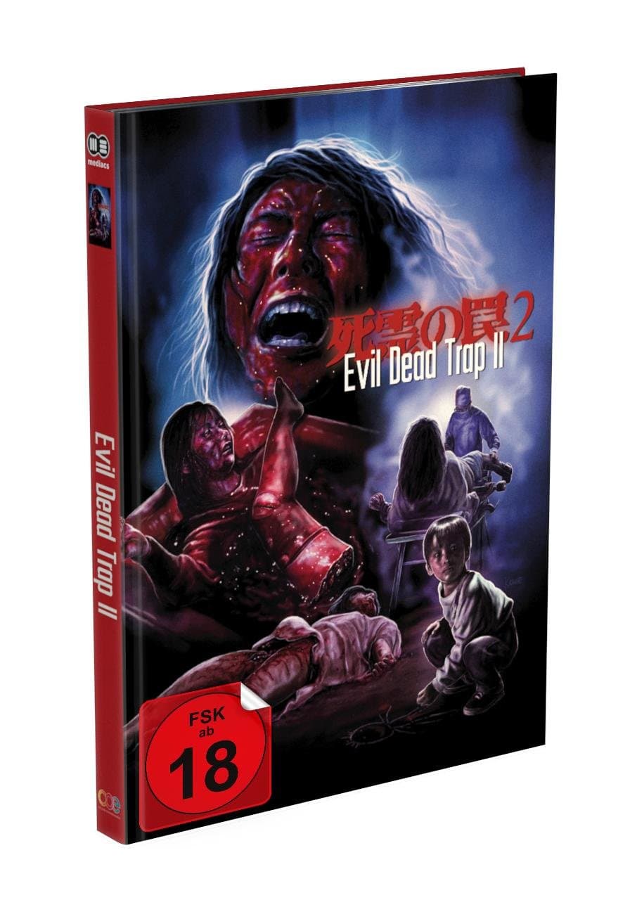EVIL DEAD TRAP 2 - 2-Disc Mediabook - Cover A - Limited 999 Edition - Uncut (Blu-ray + DVD)