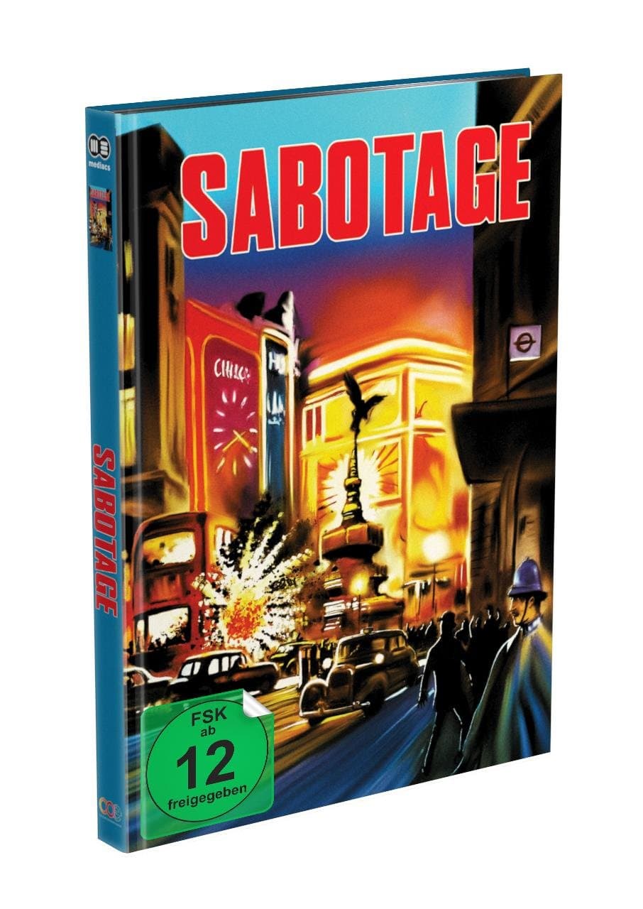 Alfred Hitchcock´s – SABOTAGE - 2-Disc Mediabook Cover B (Blu-ray + DVD) Limited 250 Edition