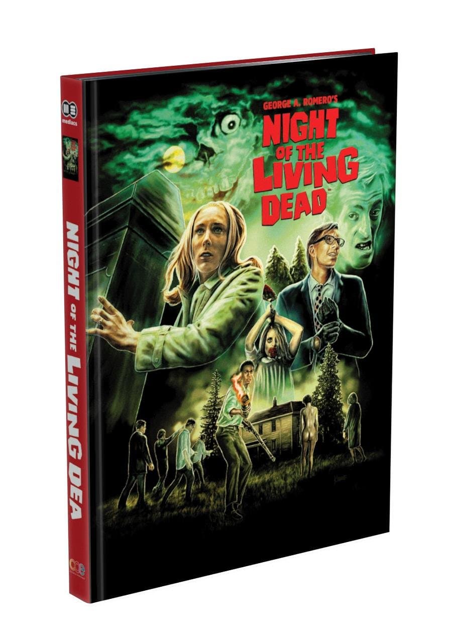 DIE NACHT DER LEBENDEN TOTEN (1968) (Neue Synchro) - 2-Disc Mediabook Cover A (Blu-ray + DVD) Limited 500 Edition - Uncut