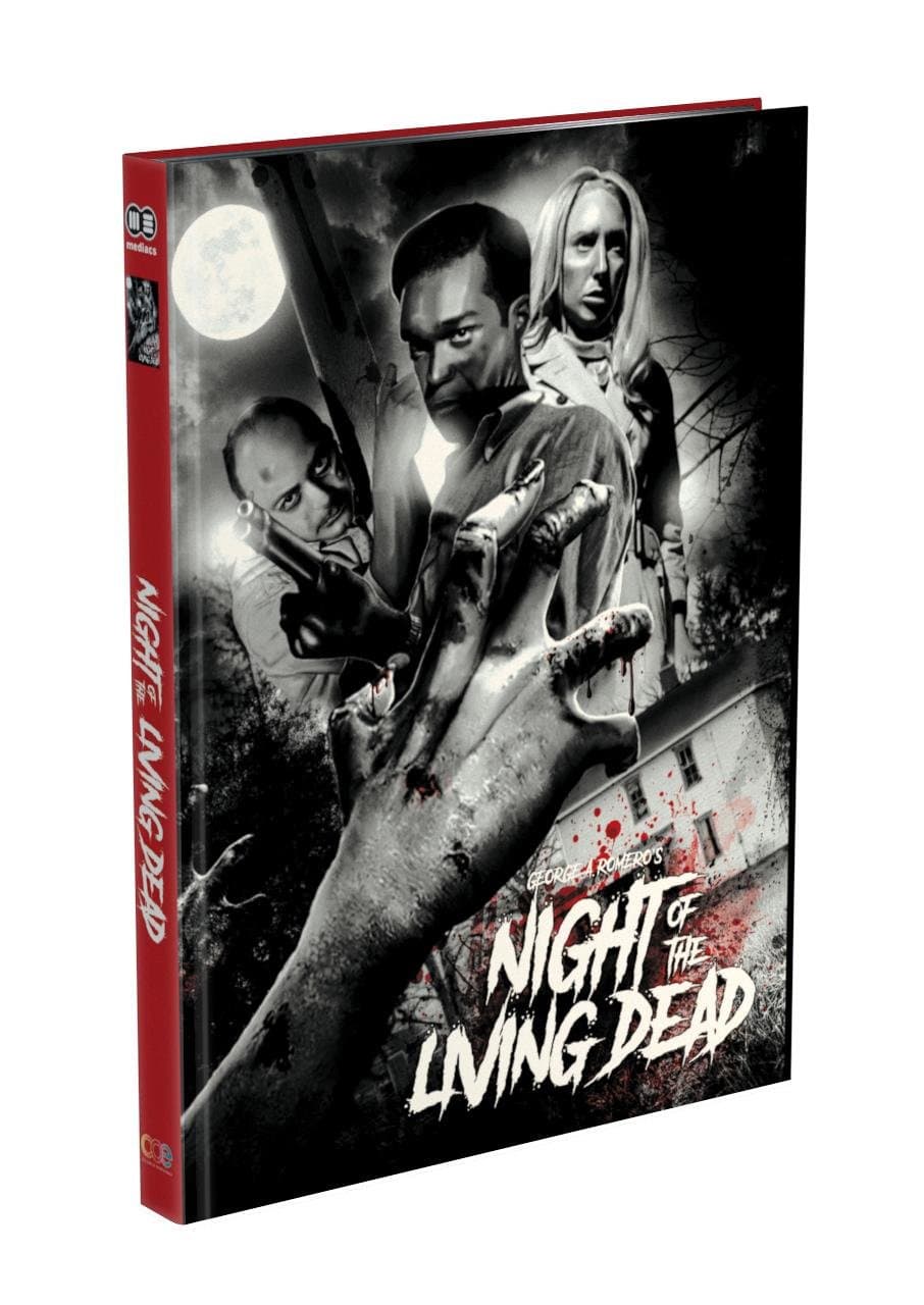 DIE NACHT DER LEBENDEN TOTEN (1968) (Neue Synchro) - 2-Disc Mediabook Cover C (Blu-ray + DVD) Limited 500 Edition - Uncut