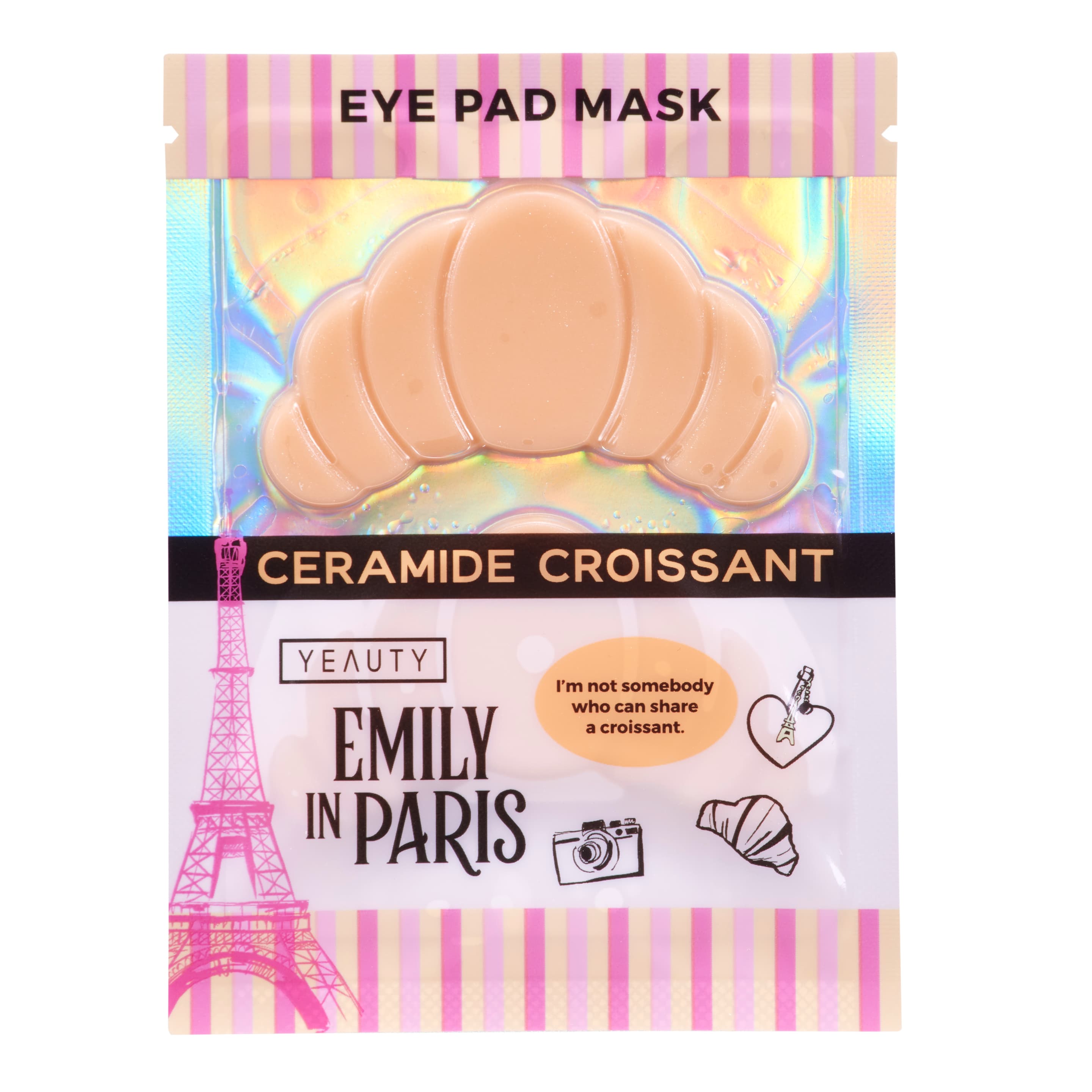 YEAUTY Emily in Paris Ceramide Croissant Eye Pad Mask