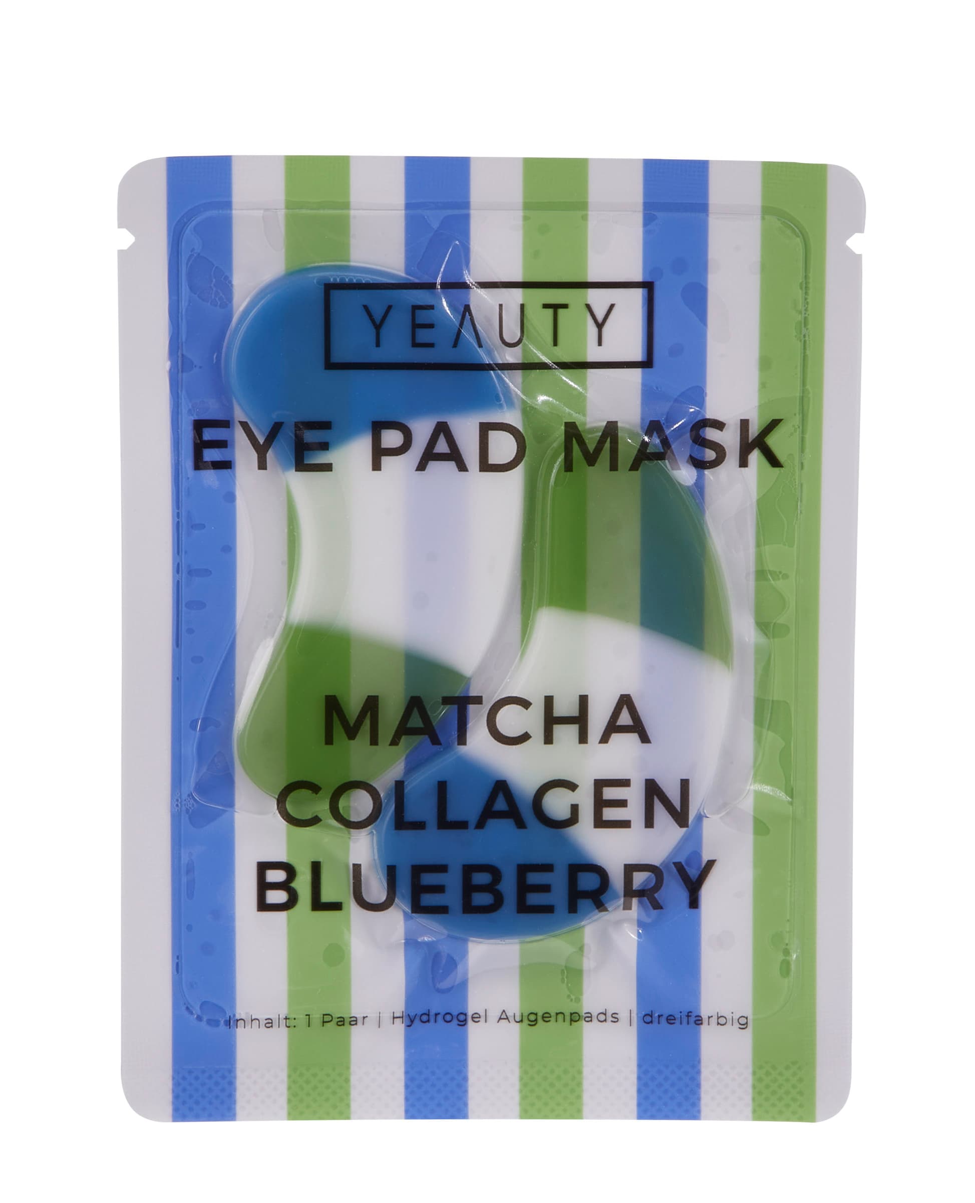YEAUTY Eye Pad Mask Matcha Kollagen Blaubeere