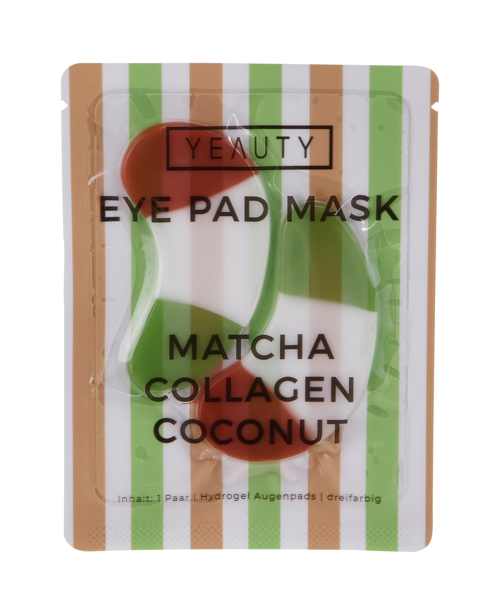 YEAUTY Eye Pad Mask Matcha Kollagen Kokos