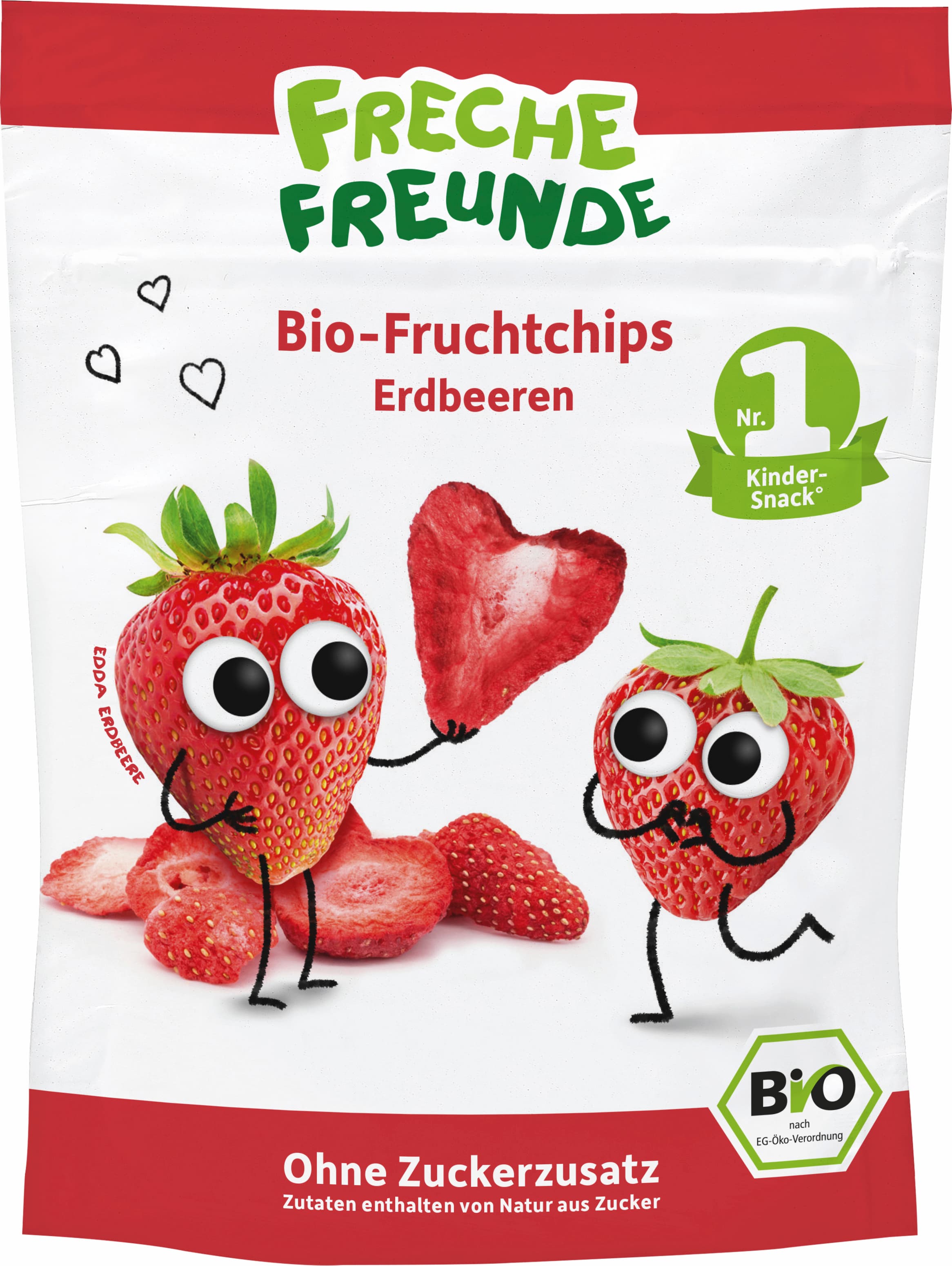 Freche Freunde Bio Fruchtchips 100% Erdbeere