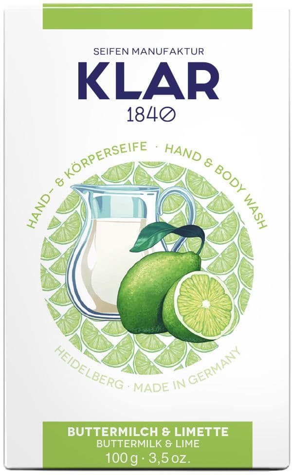KLAR'S Buttermilch & Limettenseife