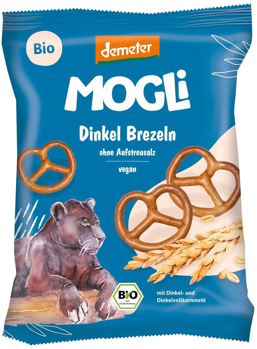 MOGLI Bio Demeter Dinkel Brezeln ohne Aufstreusalz