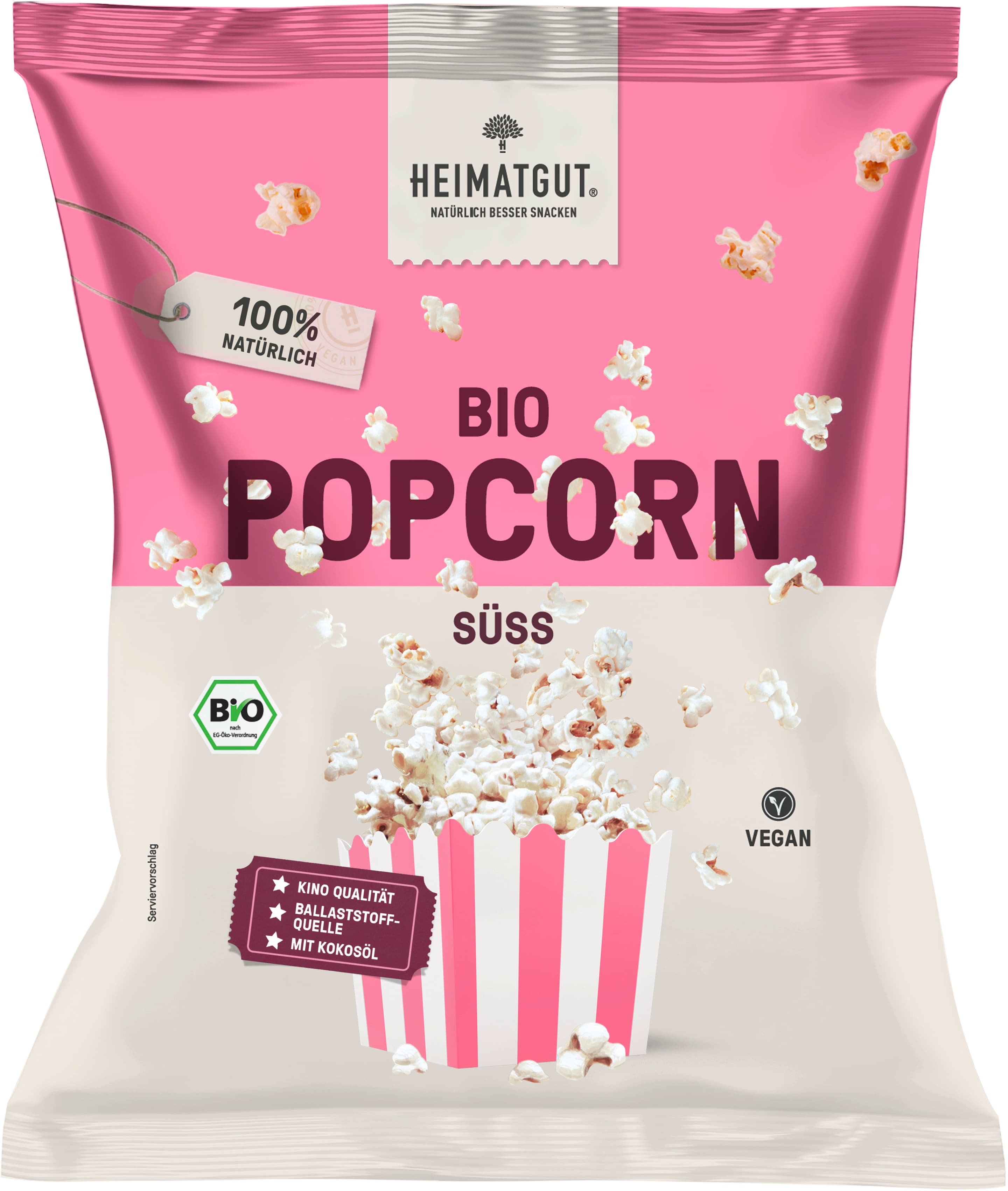 Heimatgut Bio Popcorn süß