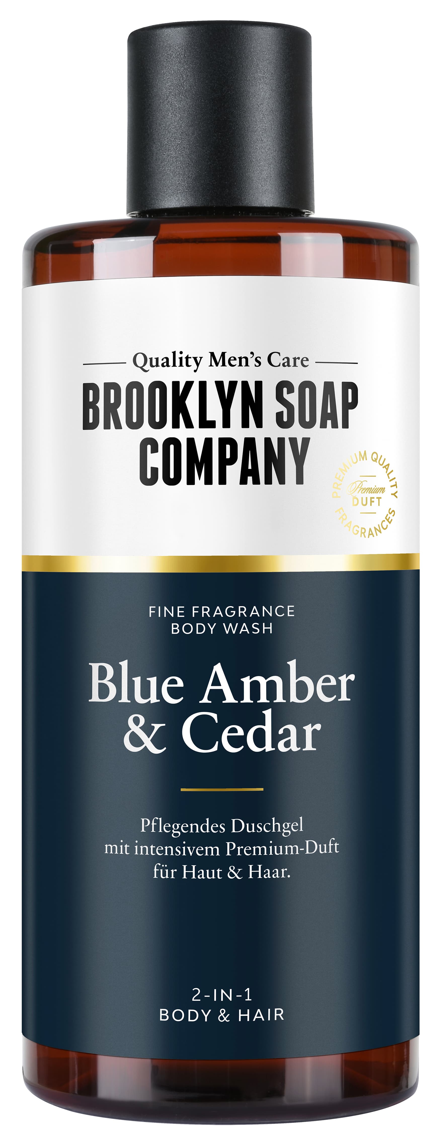 BROOKLYN SOAP COMPANY Blue Amber & Cedar Duschgel