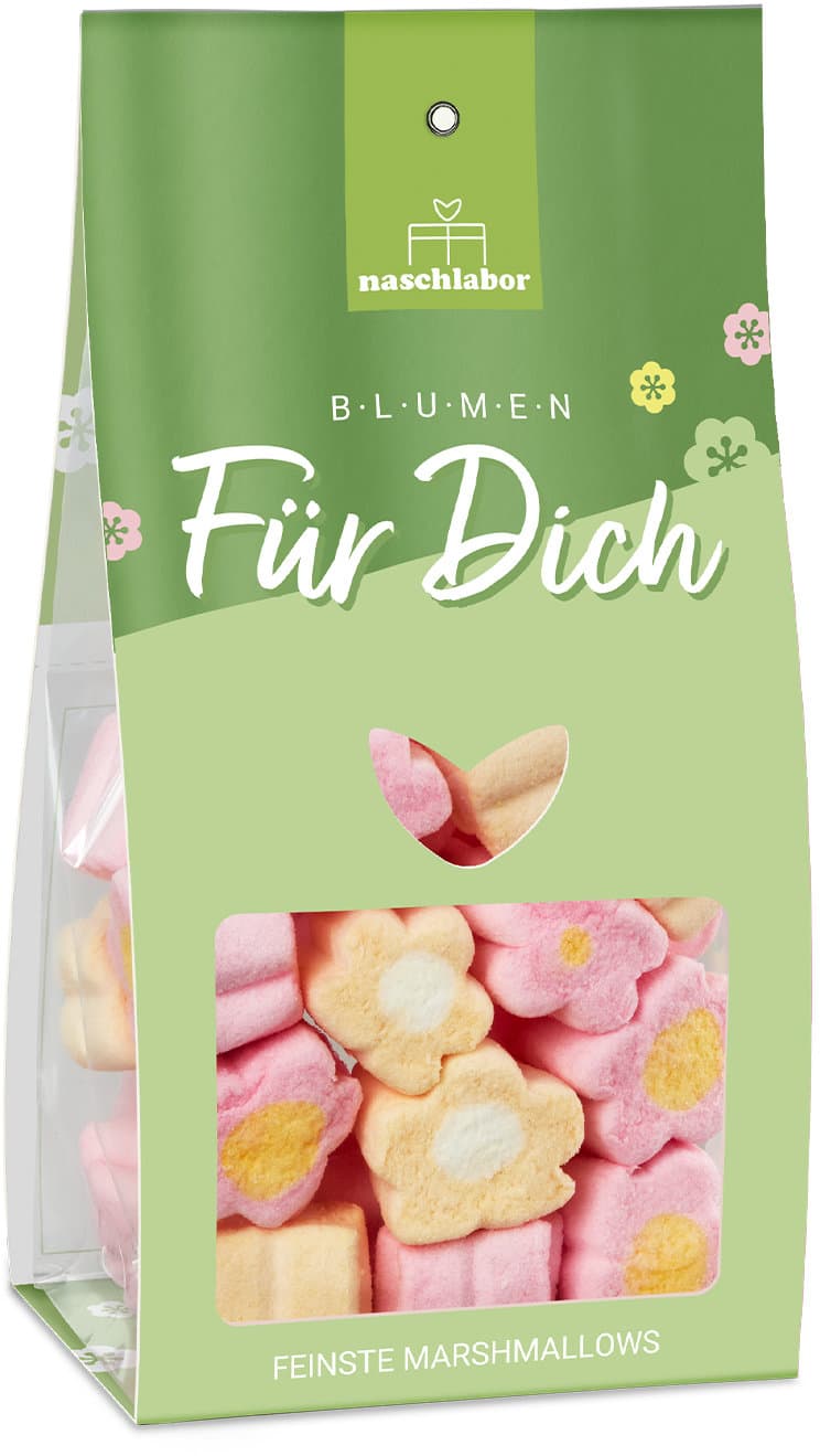 NASCHLABOR Marshmallow Blumen für Dich