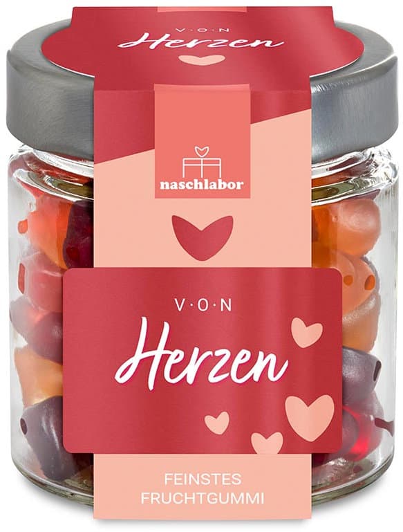 NASCHLABOR Fruchtgummi Von Herzen