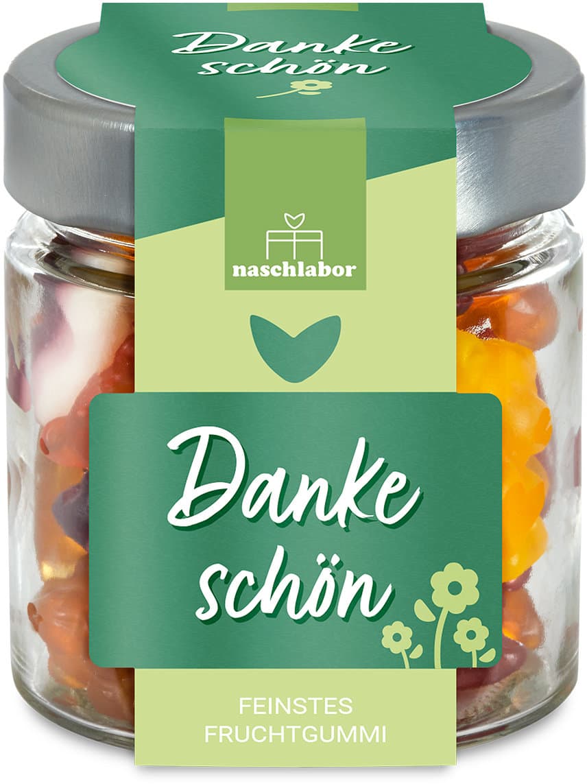 NASCHLABOR Fruchtgummi Dankeschön