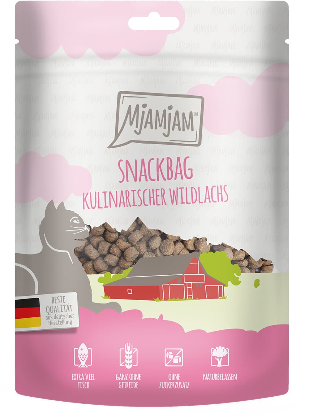 MjAMjAM Katzensnack Kulinarischer Wildlachs