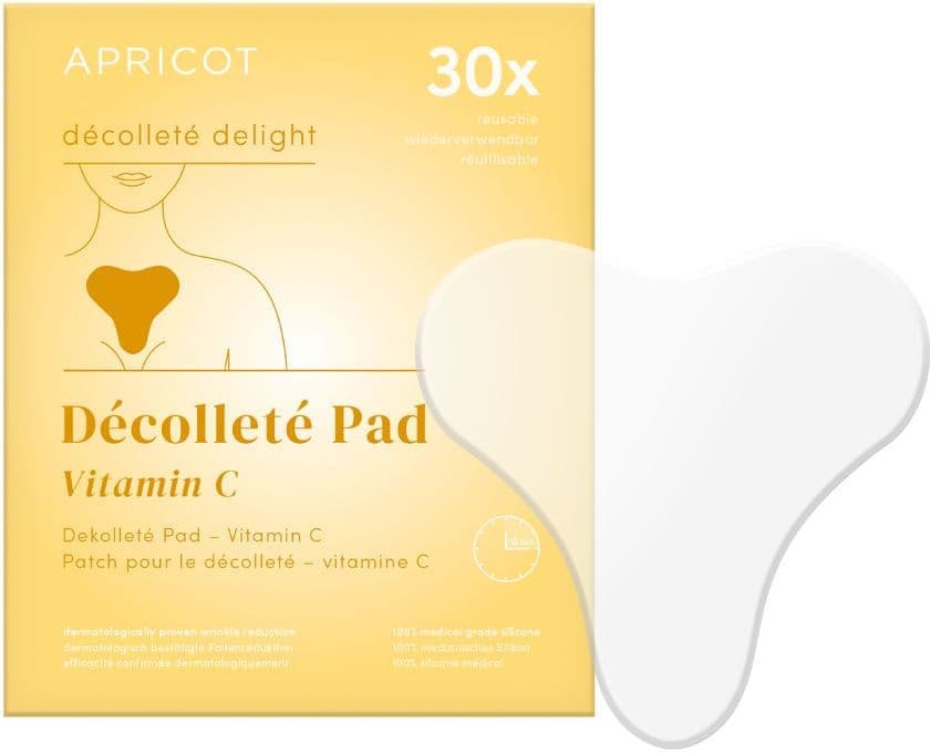 APRICOT Wiederverwendbares Dekolleté Pad mit Vitamin C