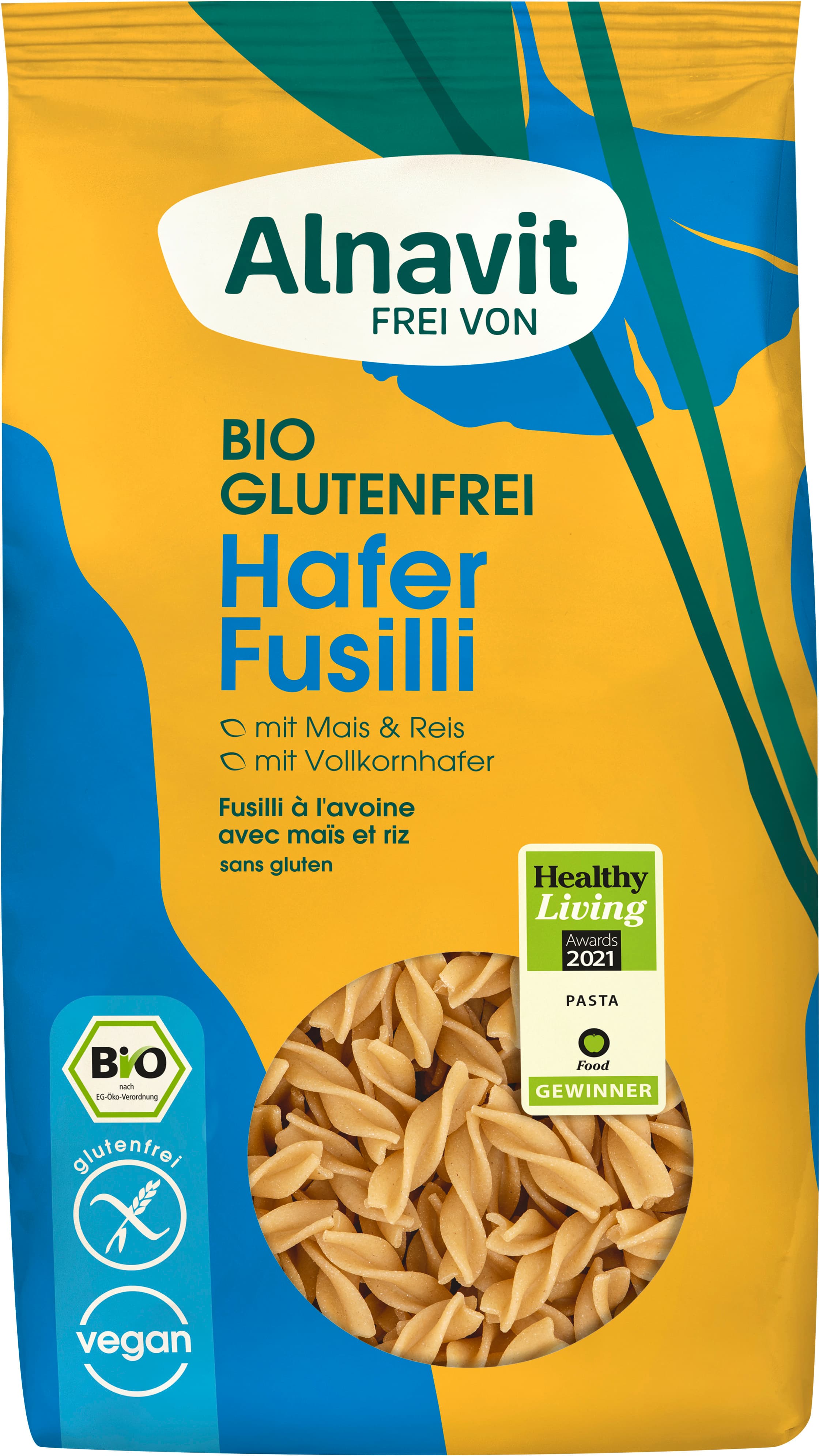 Alnavit Bio Hafer Fusilli glutenfrei