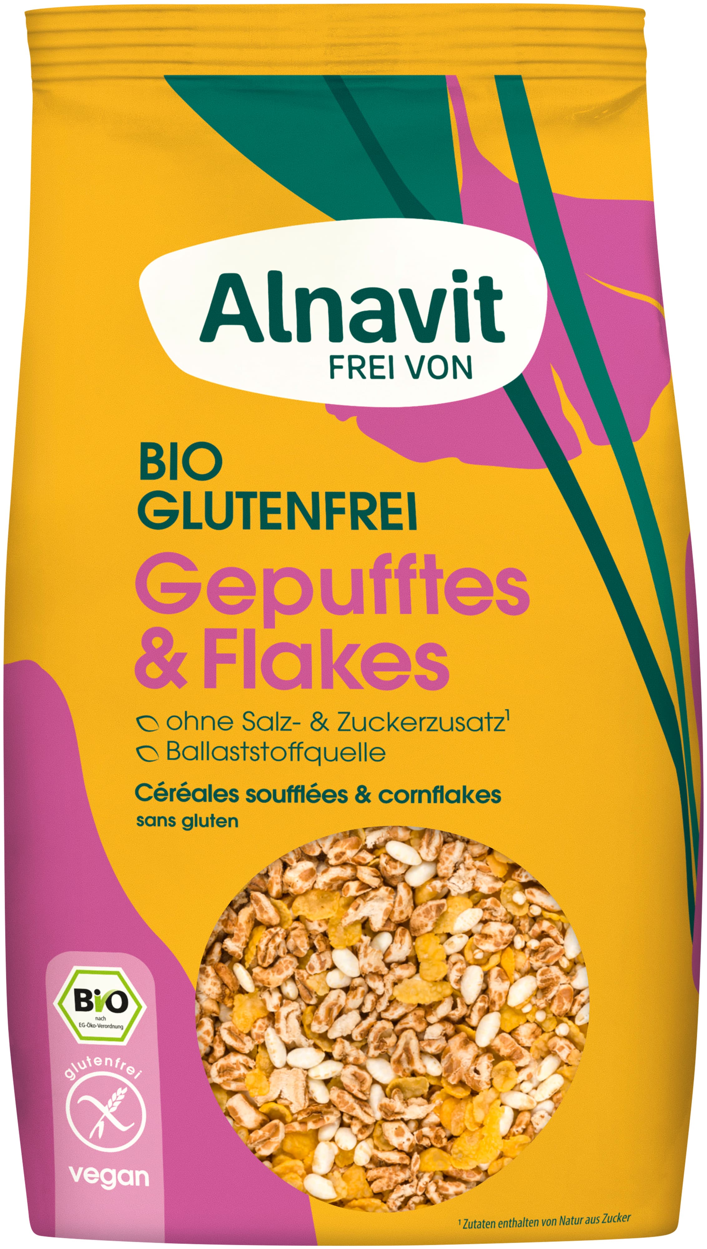 Alnavit Bio Gepufftes & Flakes glutenfrei