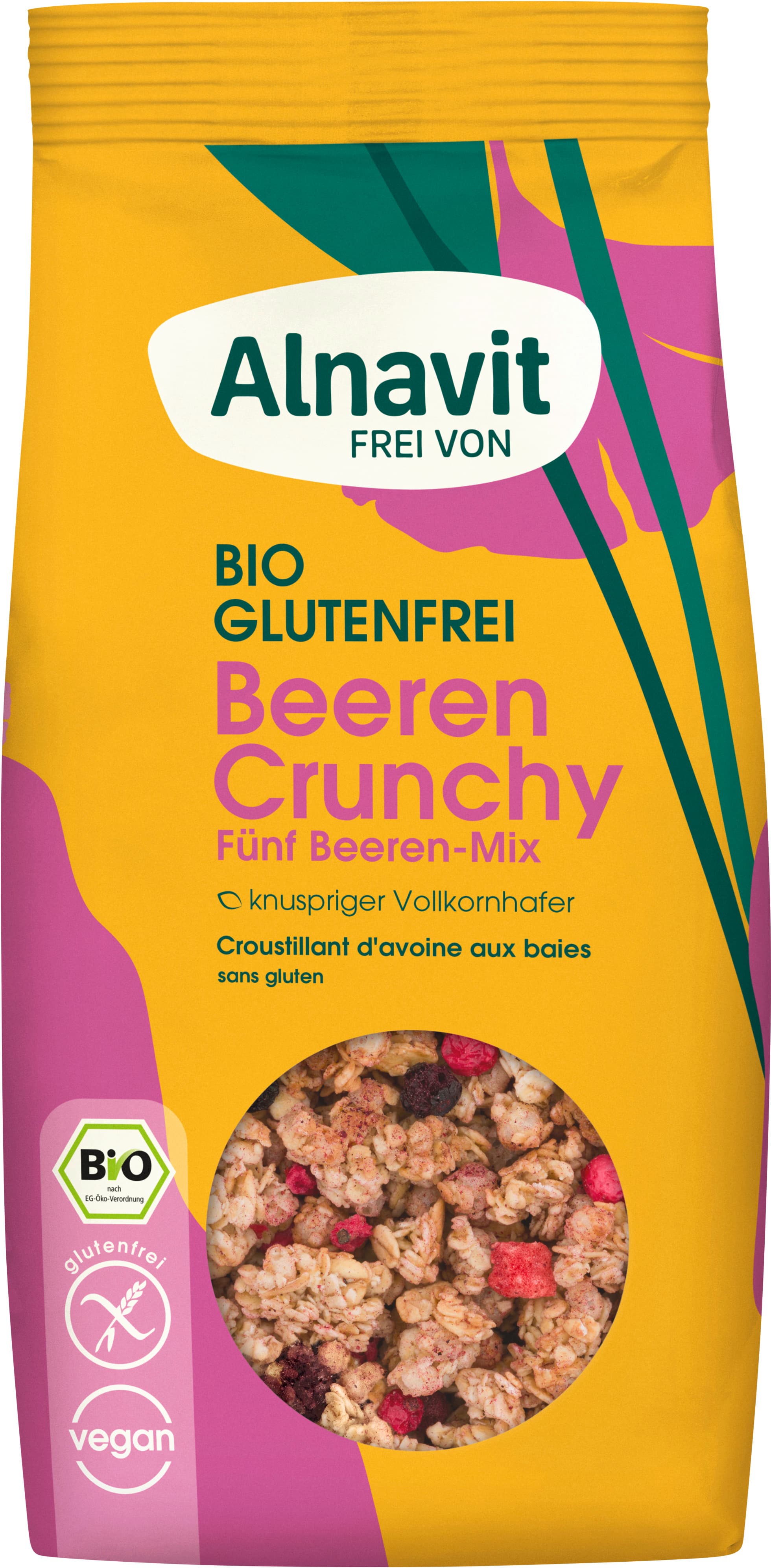 Alnavit Galletas Crujientes de Frutos Rojos Orgánicas Sin Gluten