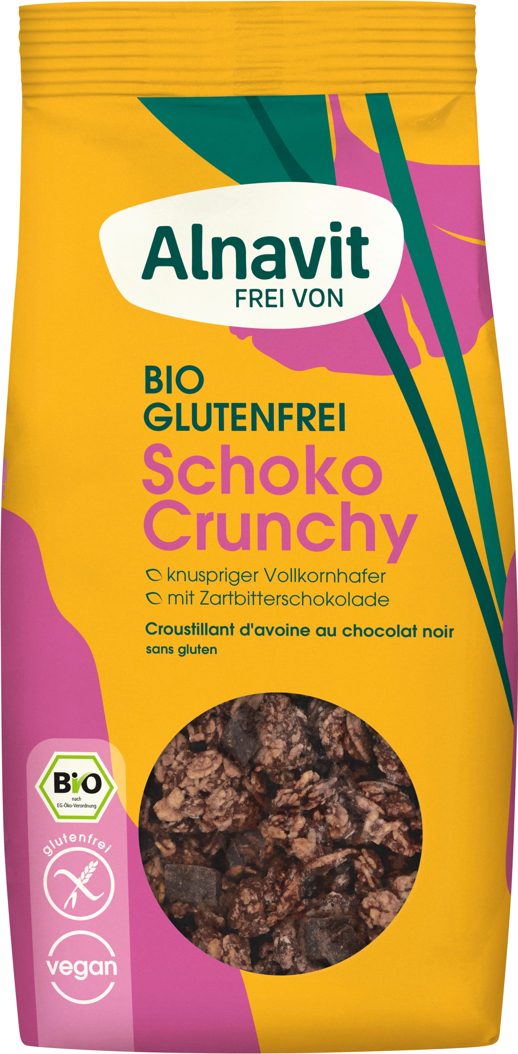 Chocolate orgánico crujiente Alnavit sin gluten