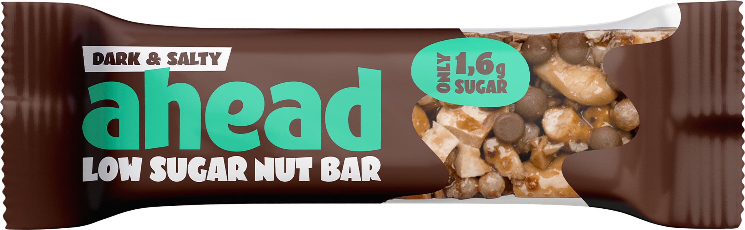 Ahead Low Sugar Nut Bar Dark & Salty
