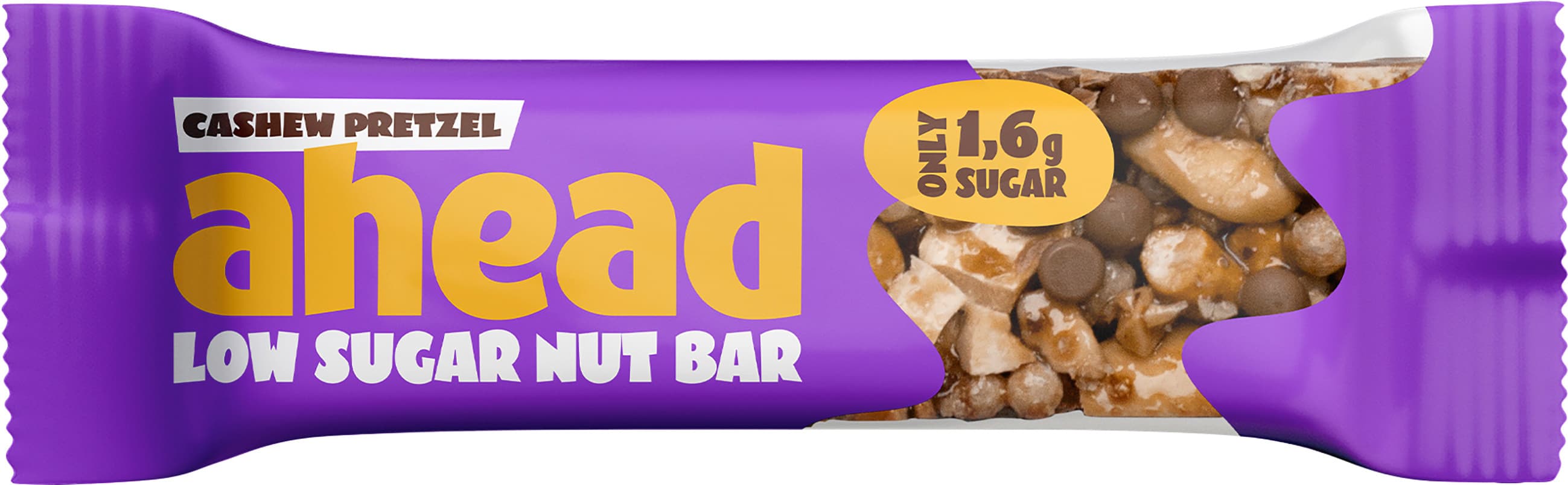 Ahead Low Sugar Nut Bar Cashew Pretzel