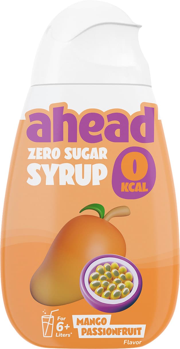 AHEAD Mango Passionfruit Zero Sugar Sirup