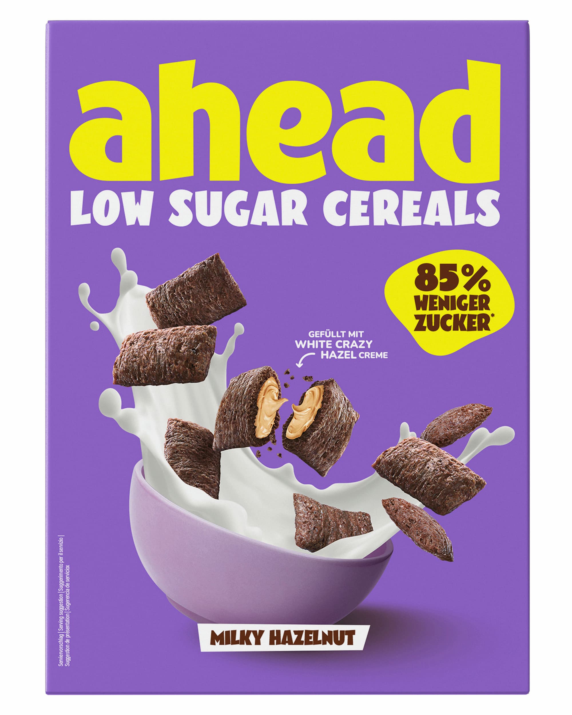 AHEAD Milky Hazelnut Low Sugar Cereal