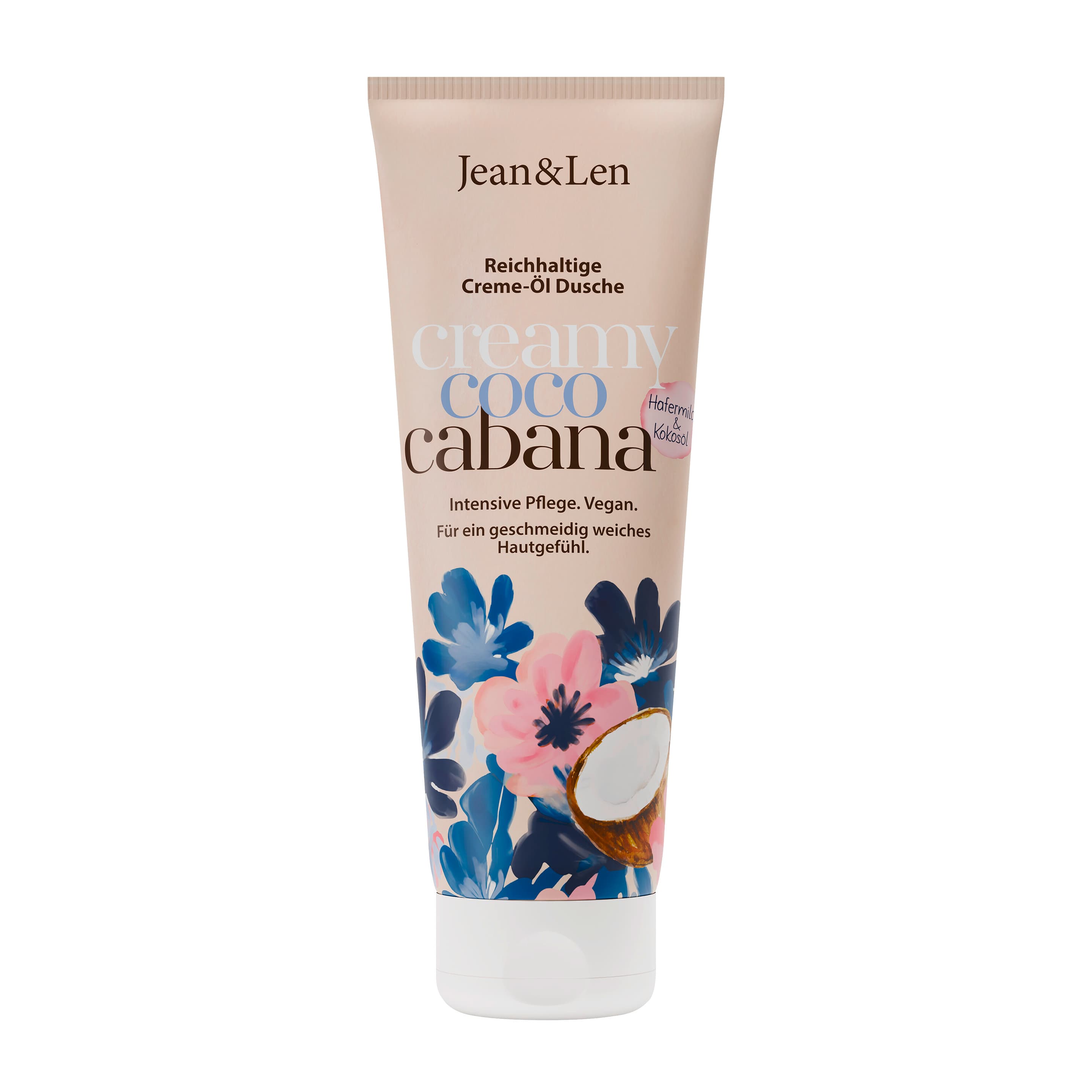 Jean&Len Creme-Öl Dusche Intensive Bio-Hafermilch & Kokosöl