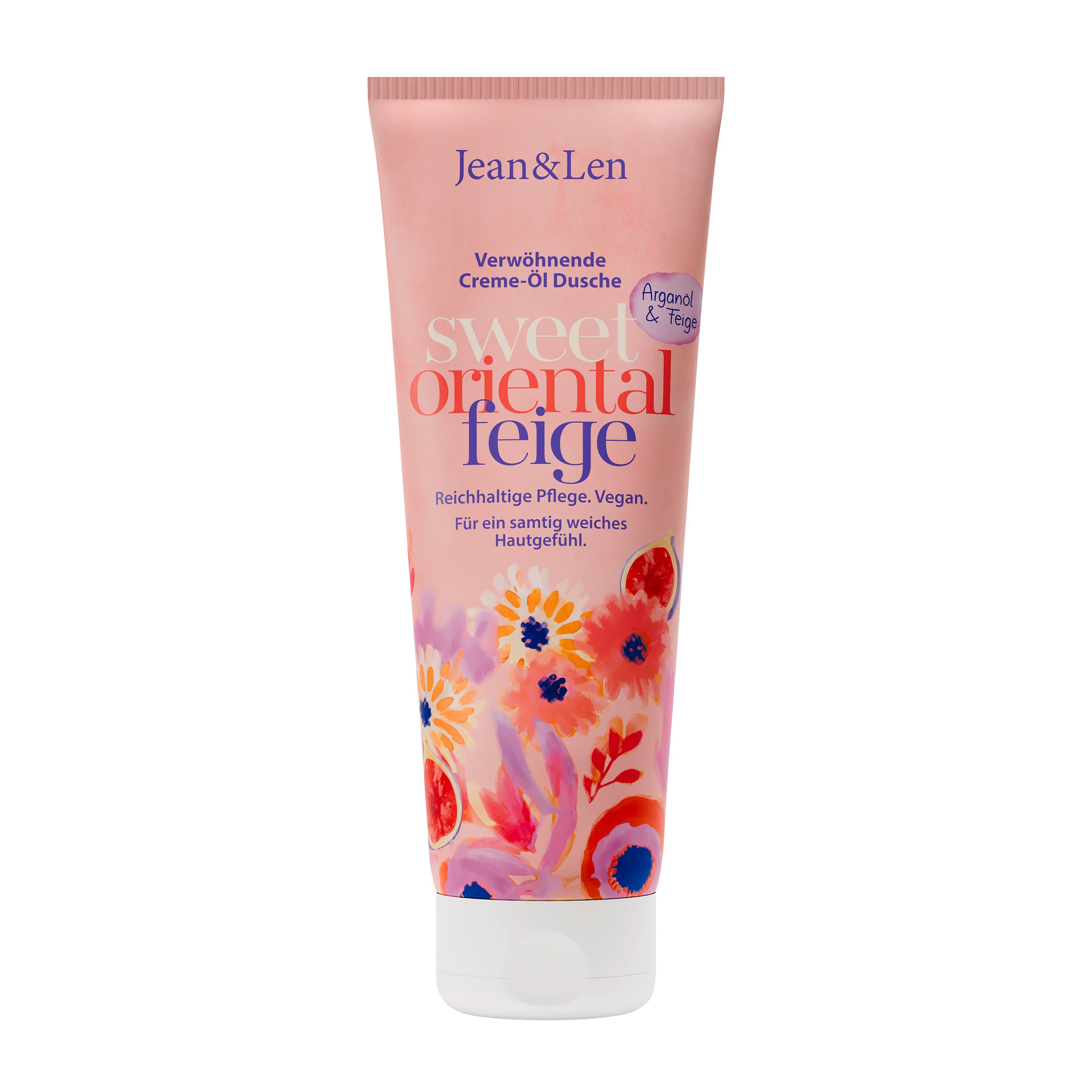 Jean&Len Verwöhnende Creme-Öl Dusche Arganöl/Feige