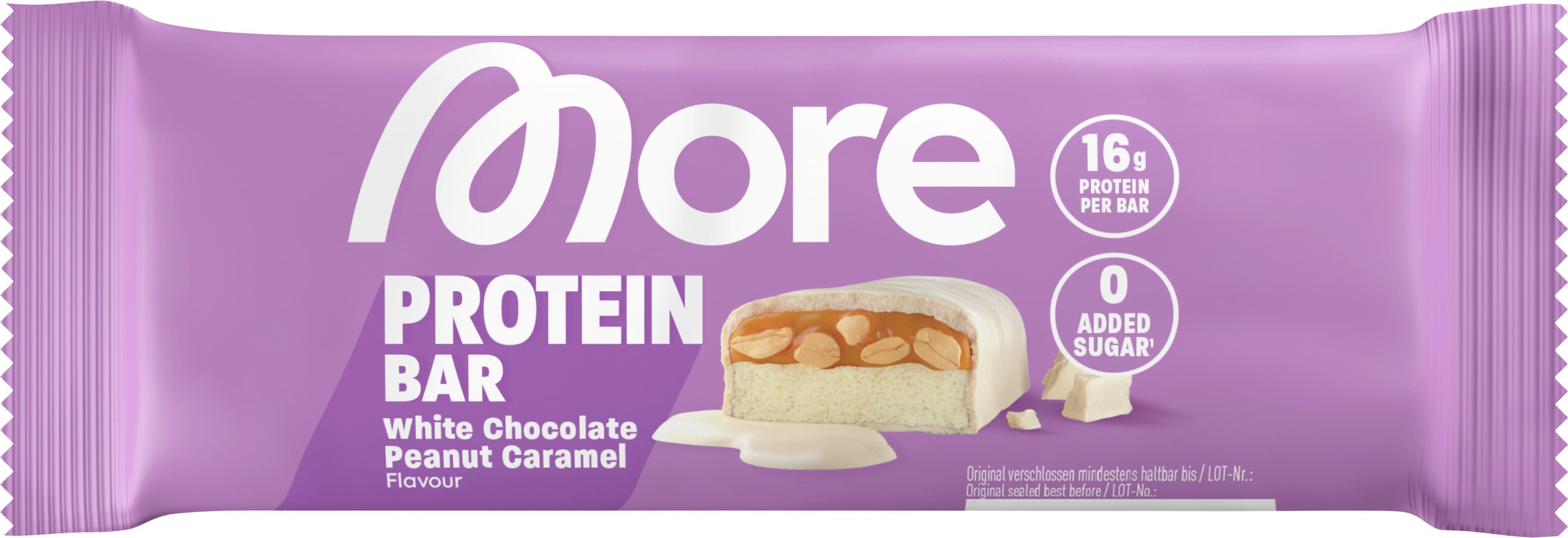 More Proteinriegel Soft Bars White Chocolate Peanut Caramel