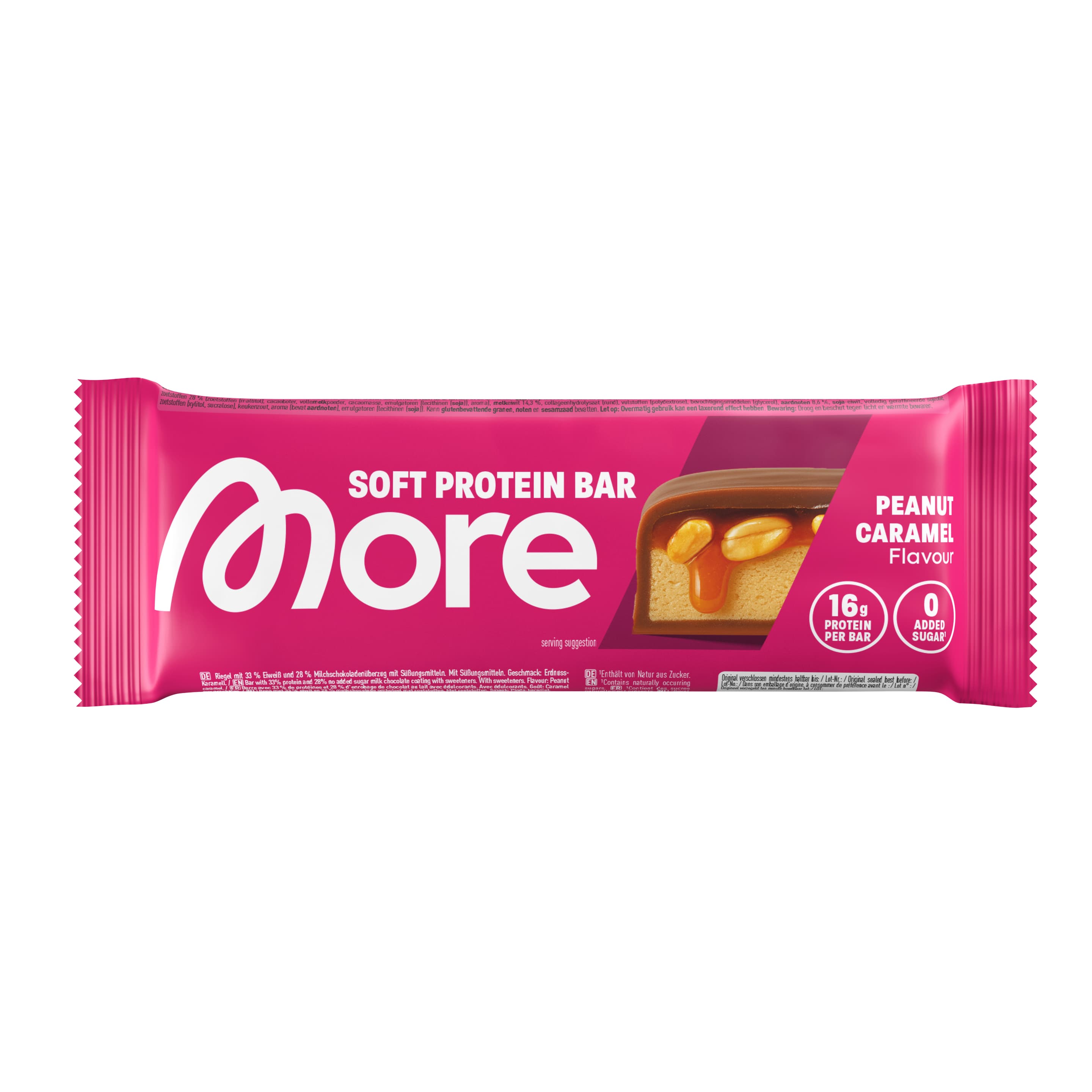 More Proteinriegel Soft Bars Peanut Caramel