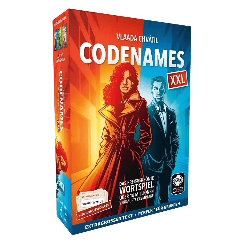 Codenames XXL Deutsch Neuauflage Partyspiel ab 10 Jahren