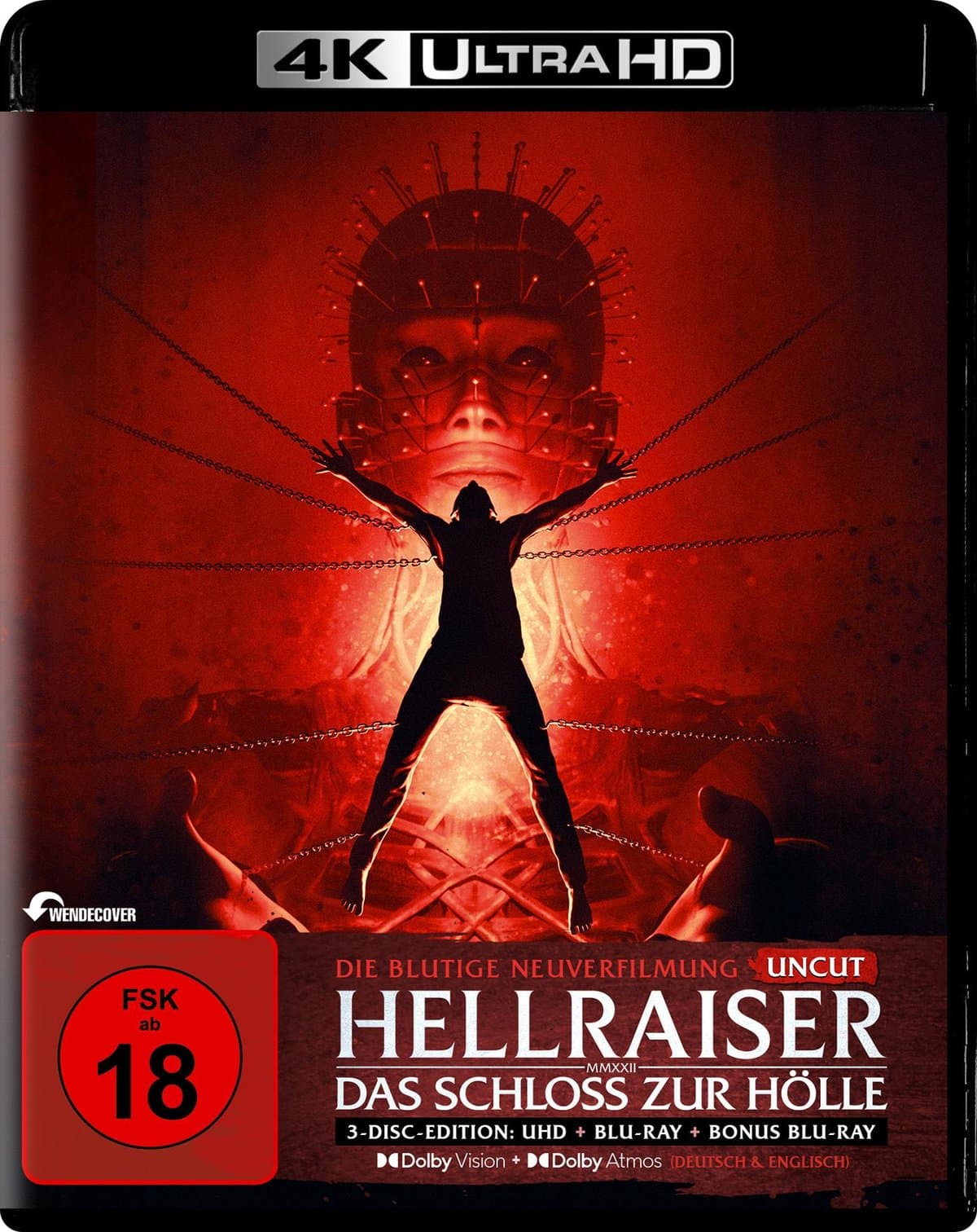 Hellraiser - Das Schloss zur Hölle - 3-Disc Edition (4K Ultra HD + Blu-ray + Bonus-Blu-ray)