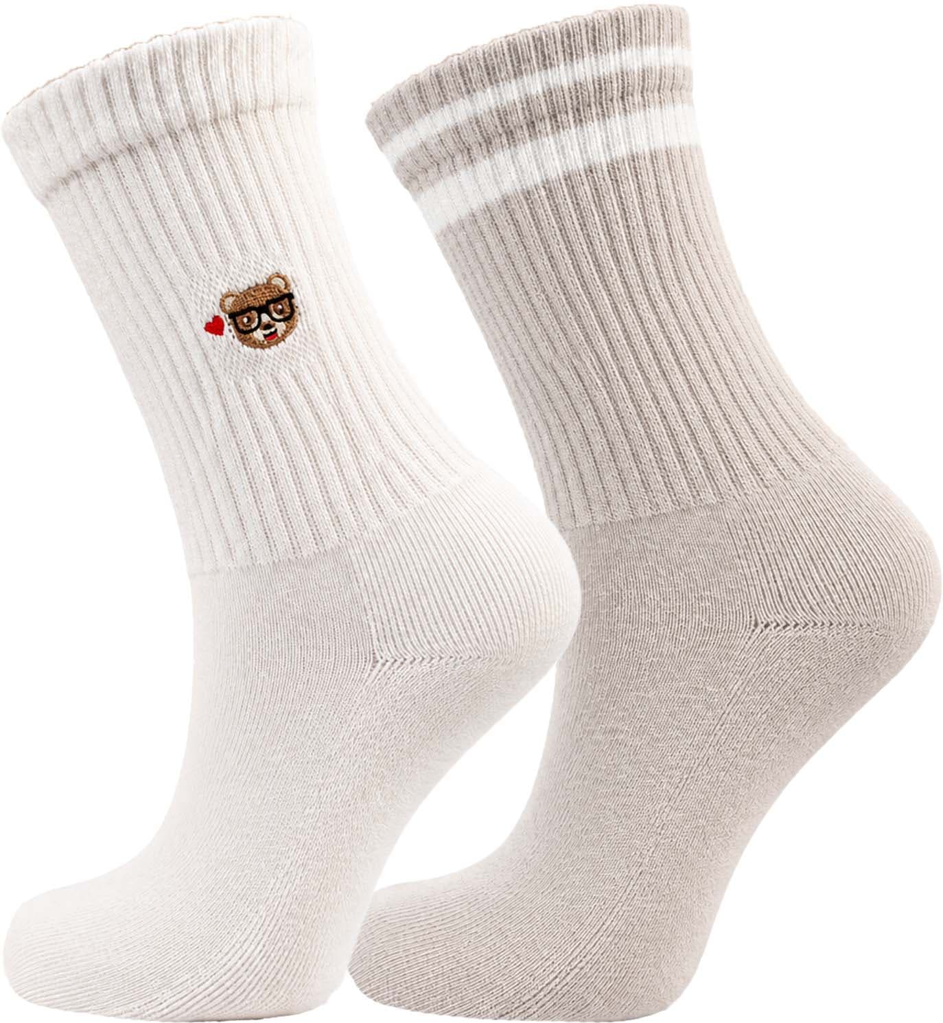 Damen Tennissocken Bärchen 2er Pack