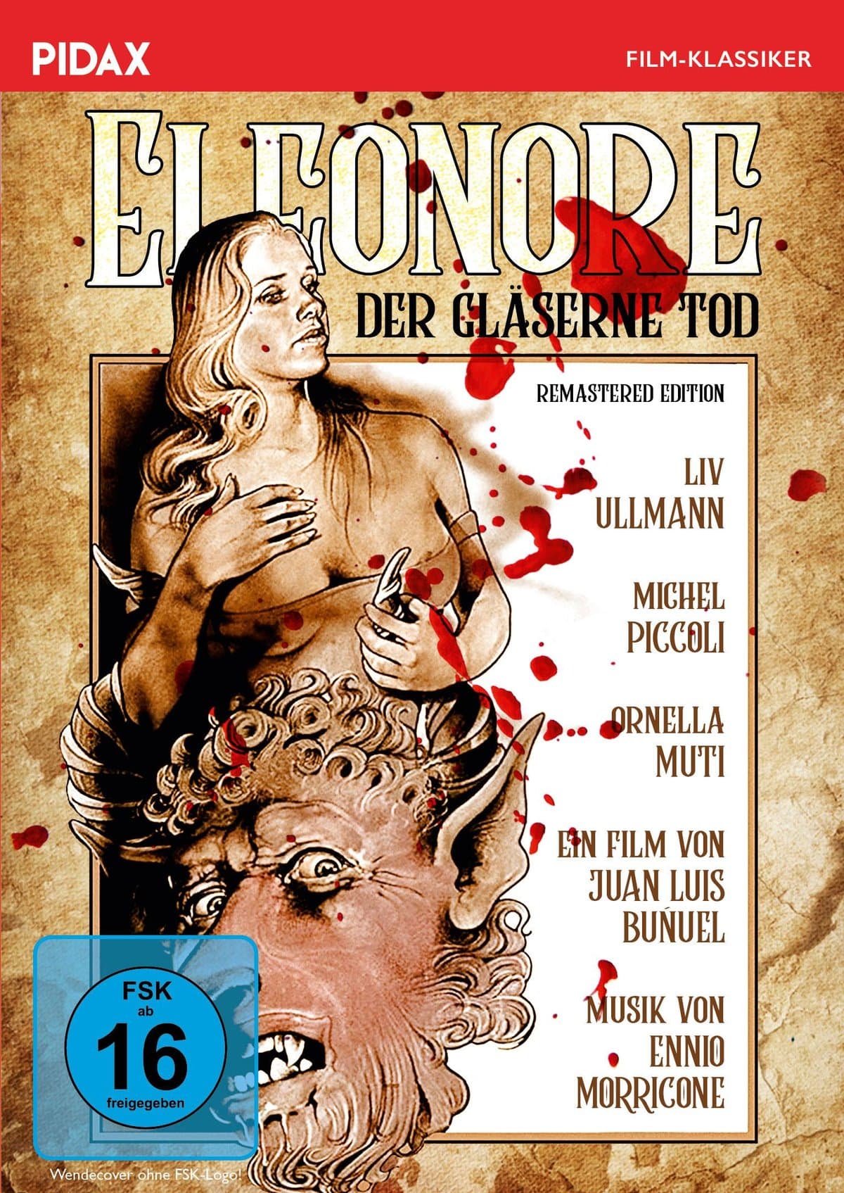 Eleonore - Der gläserne Tod (Léonor) - Remastered Edition / Starbesetzter Gothic-Horrorfilm von Juan Luis Buñuel (Pidax