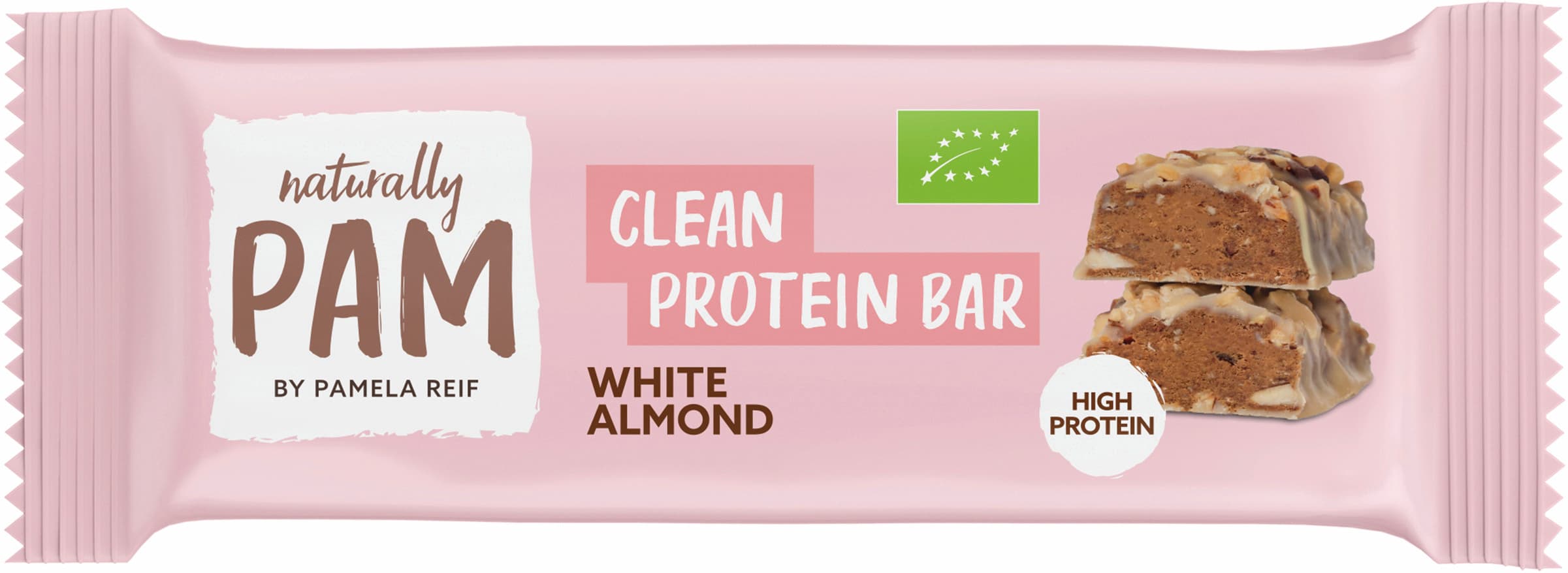 naturally PAM Bio Clean Protein Bar White Almond