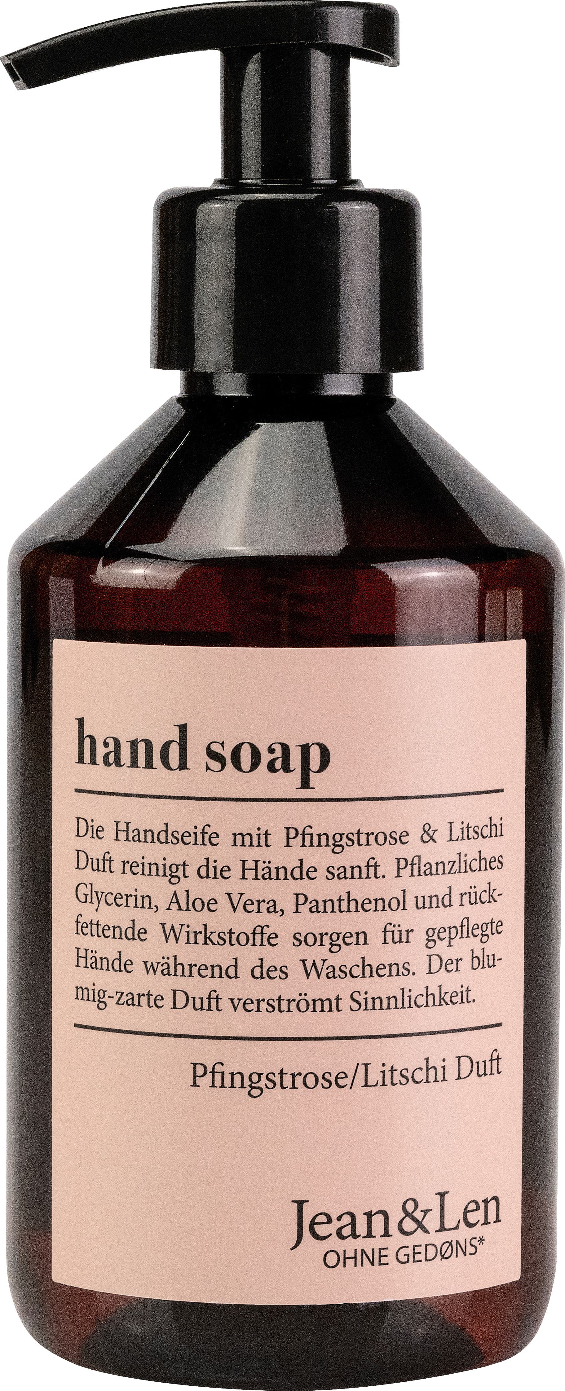 Jean&Len Flüssigseife Pfingstrose & Litschi