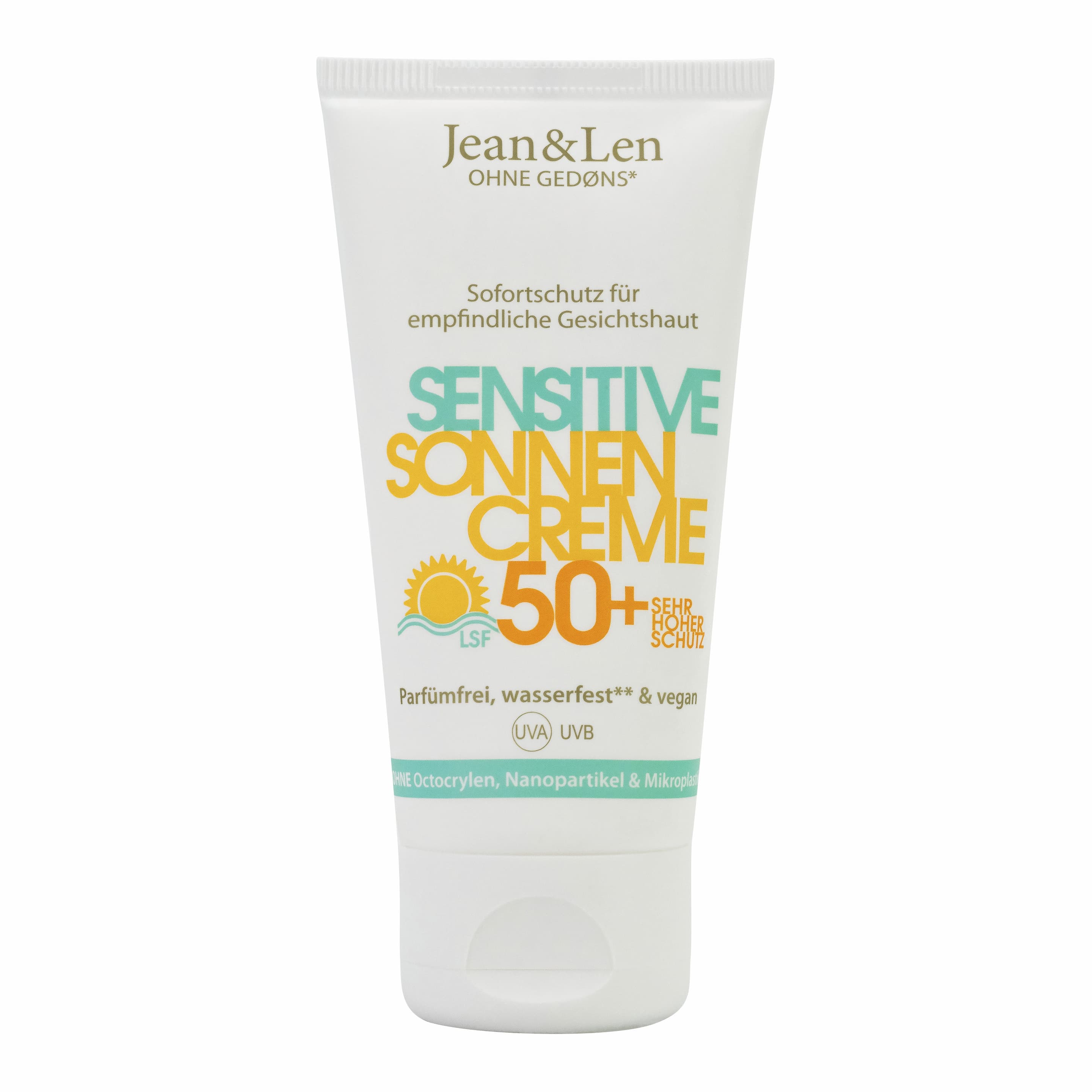 Jean&Len Sensitiv Sonnencreme Gesicht LSF 50+