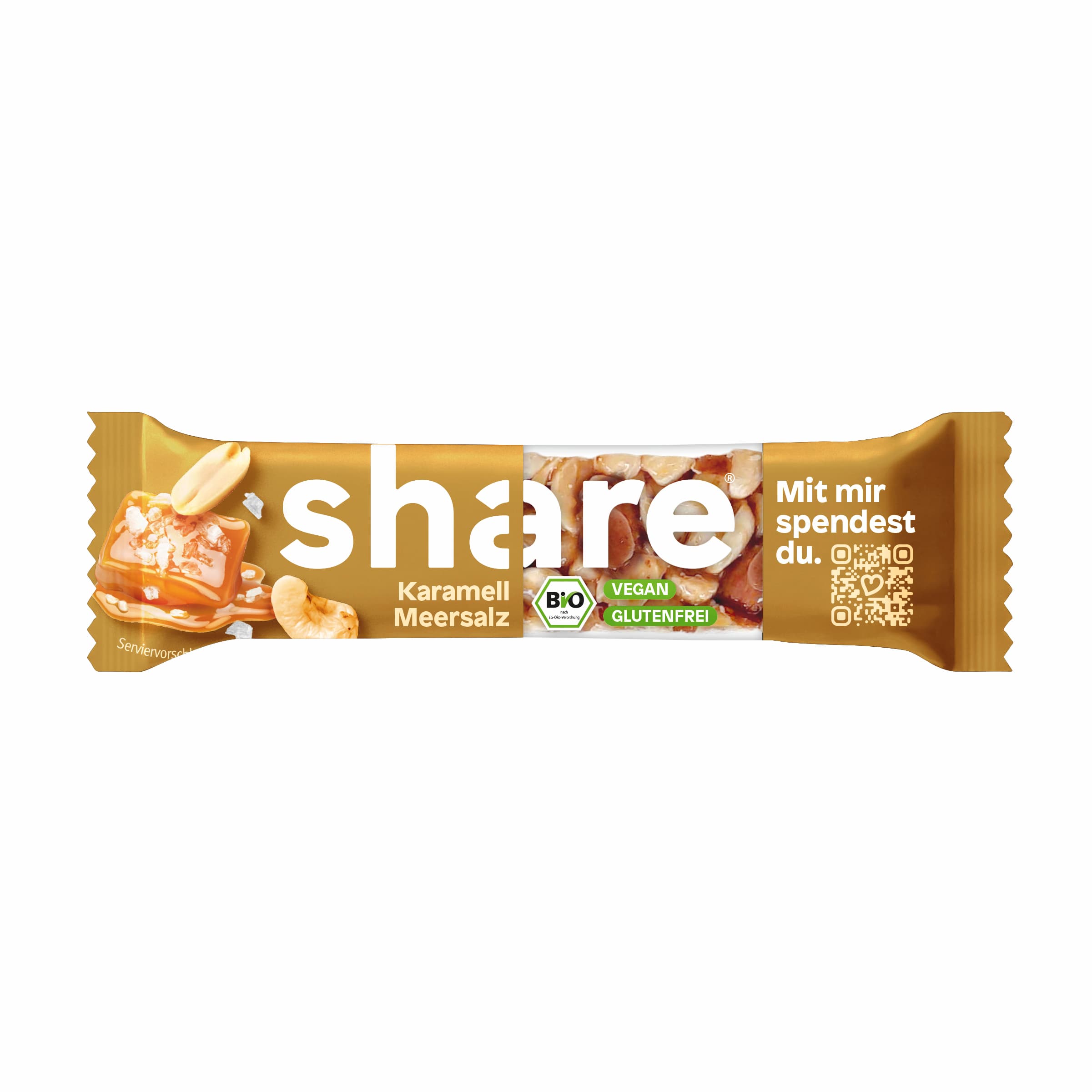 share Bio Nussriegel Karamell Meersalz