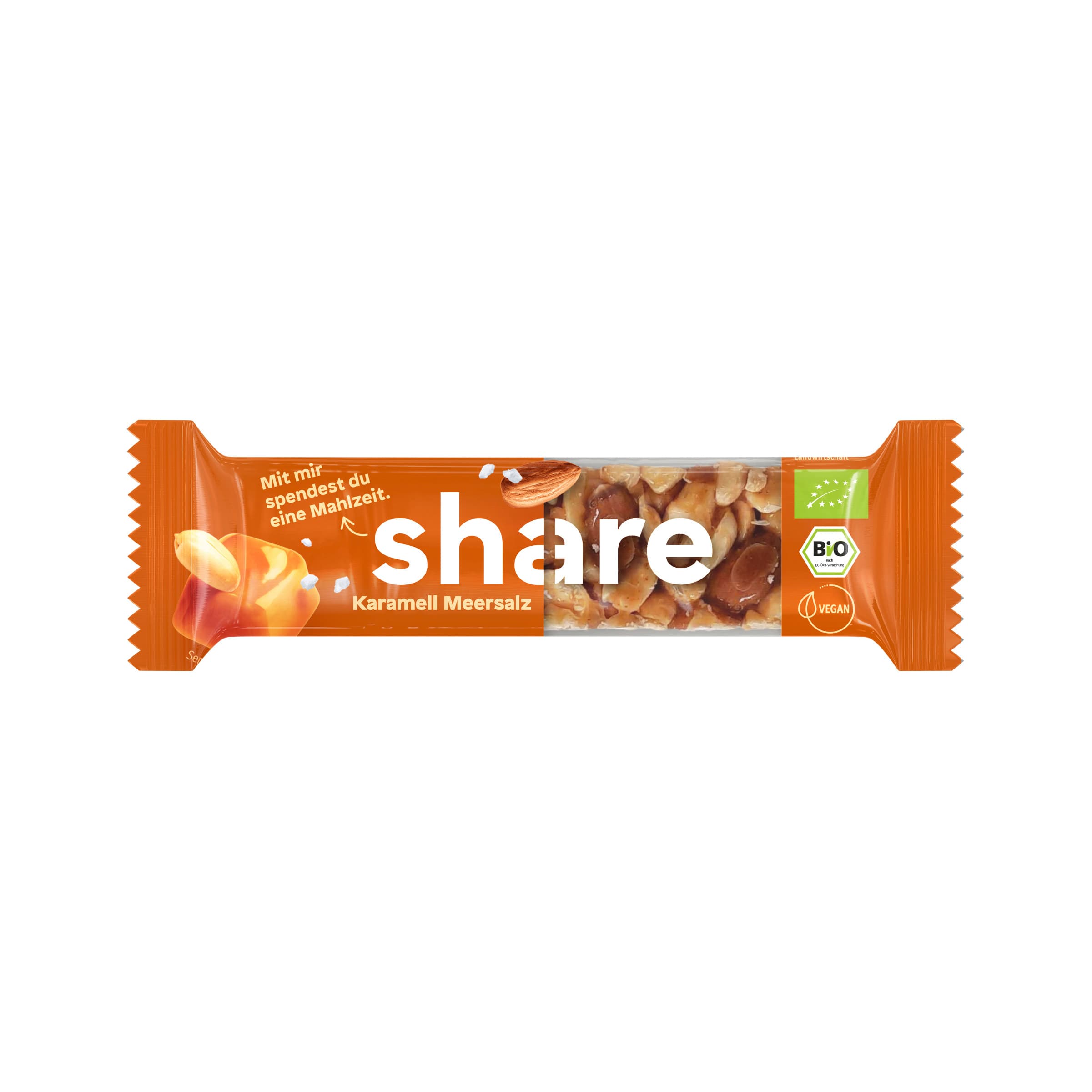 share Bio Nussriegel Karamell Meersalz