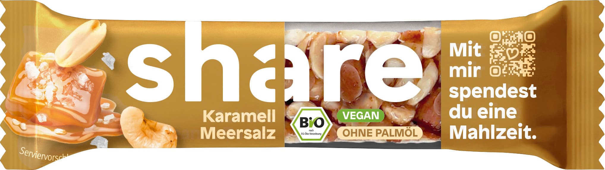 share Bio Nussriegel Karamell Meersalz