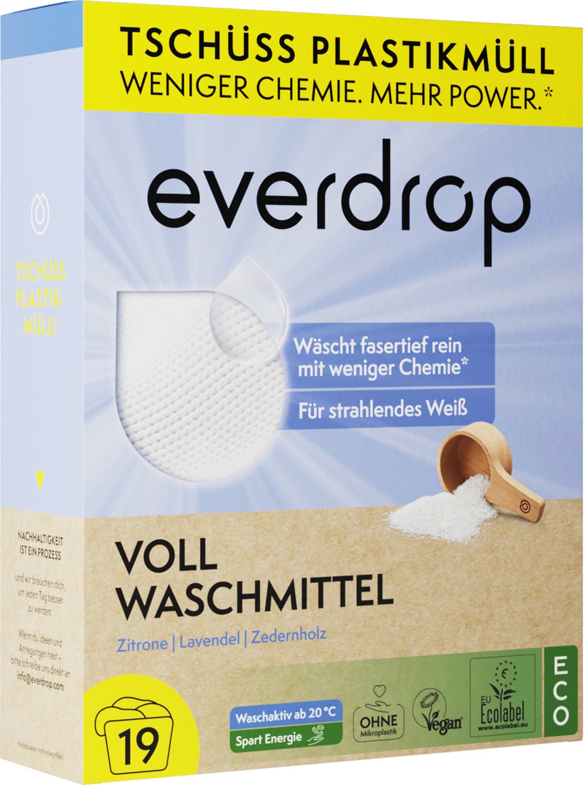 everdrop Vollwaschmittel Pulver
