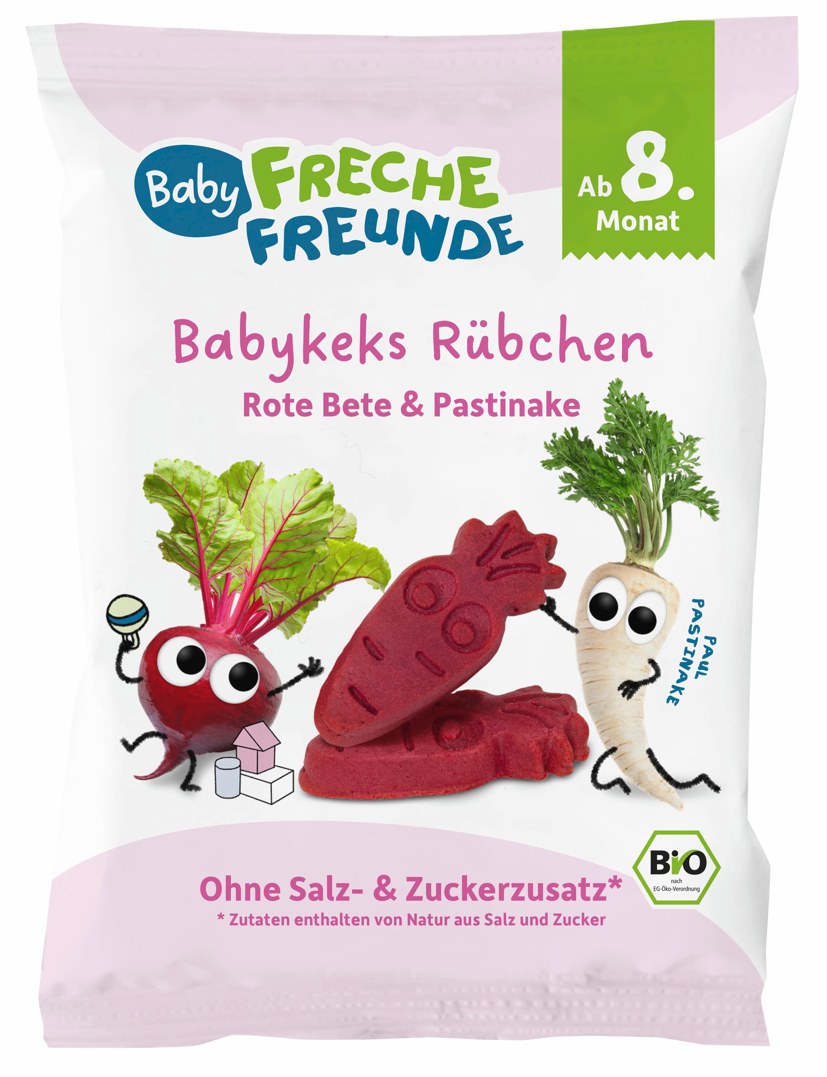 Dječji keksi Cheeky Friends s repom, ciklom i pastrnjakom